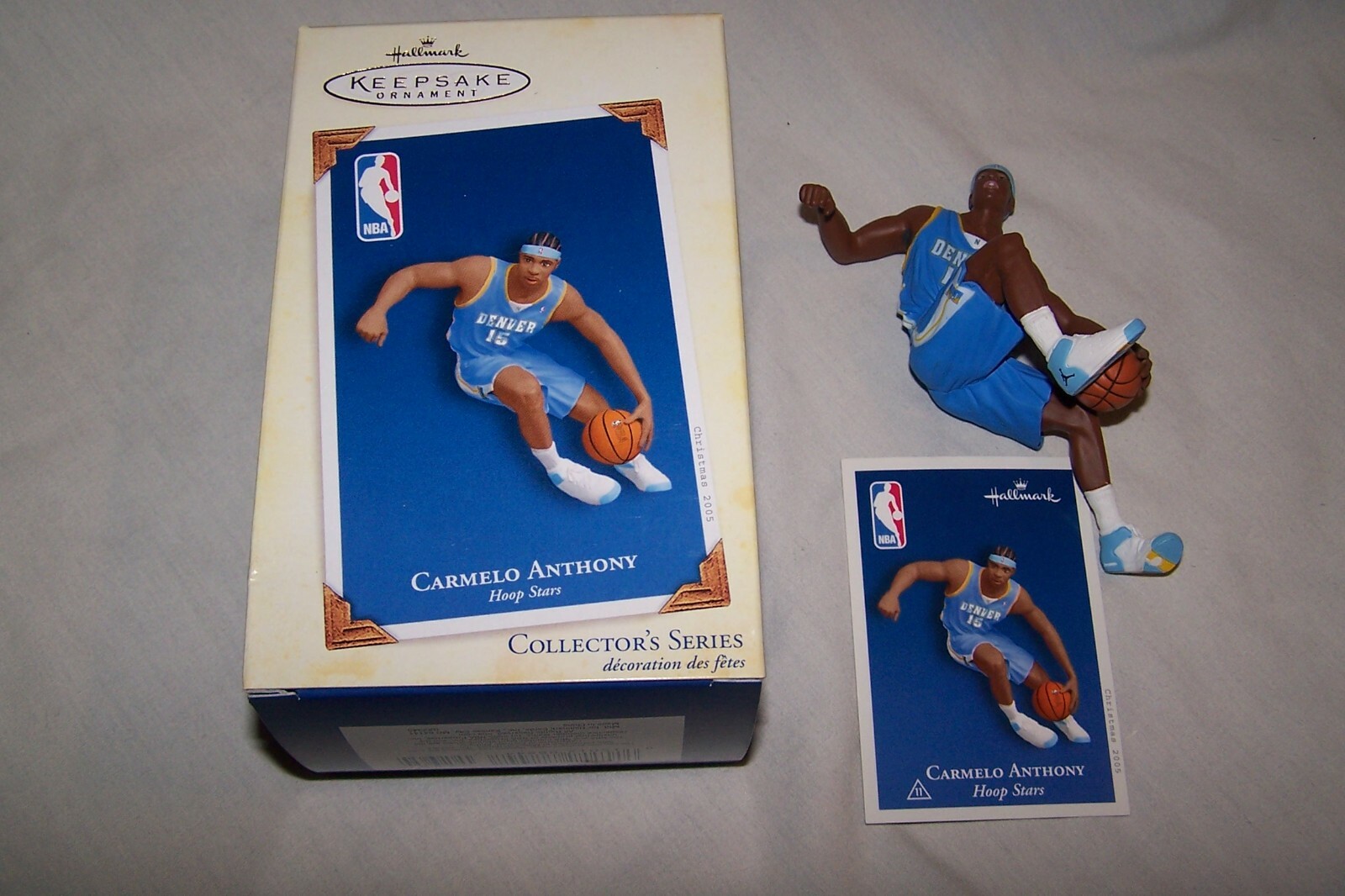 2005 Carmelo Anthony (Denver) Hoop Stars Handcrafted Hallmark Keepsake Ornament