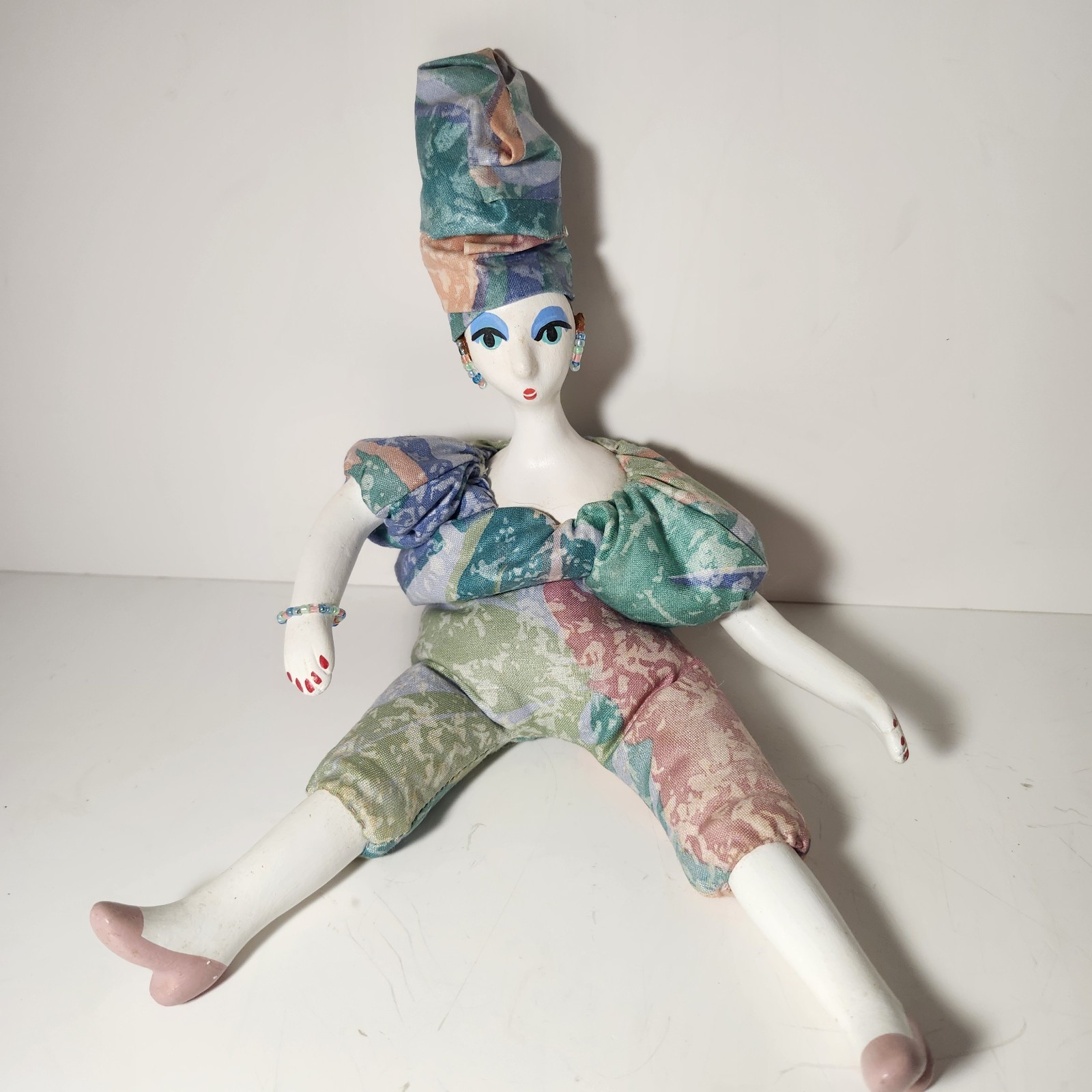 Vintage 1993 Hot Mamas Poupee By Isabelle  Handmade In France Seed Filled Signed