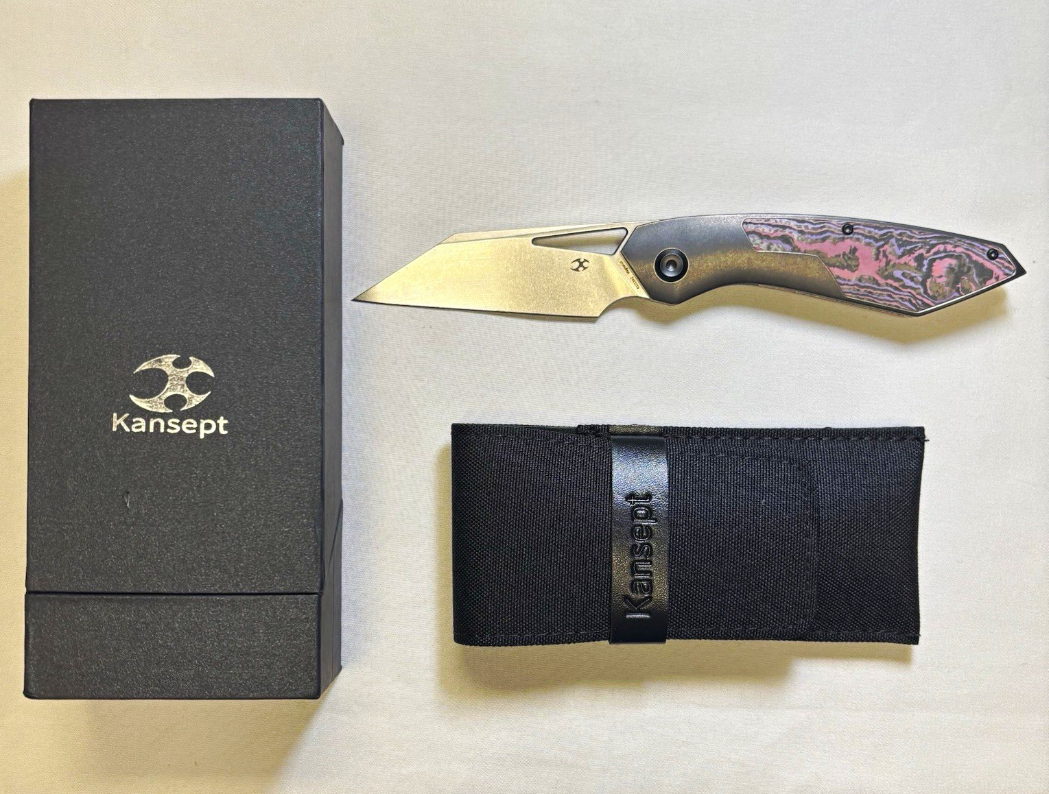 Kansept Strip K1113A2 MagnaCut Titanium Purple Haze FatCarbon Knife NEW