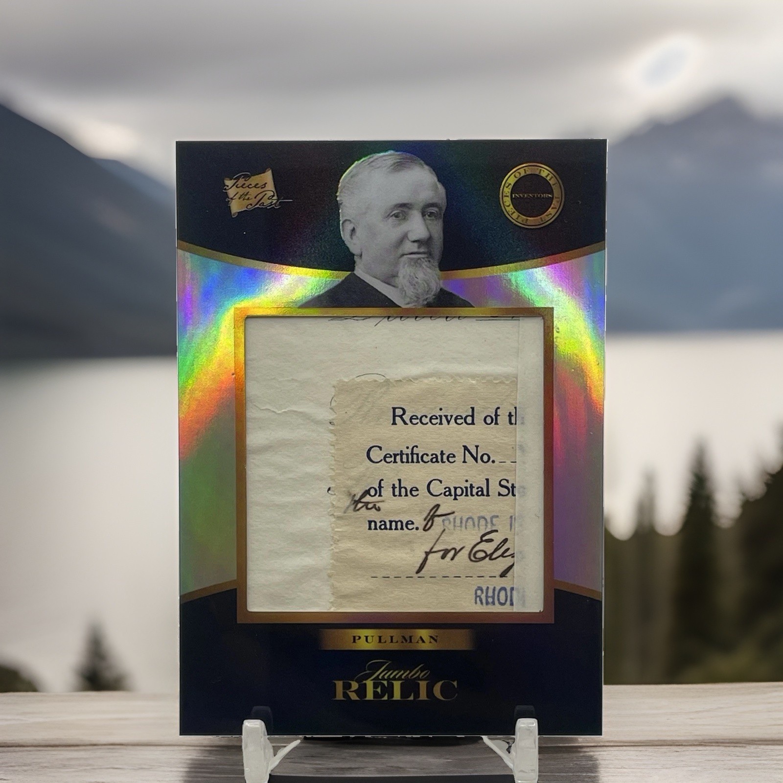 2025 Pieces Of The Past George M. Pullman Jumbo Hand Written Document Relic