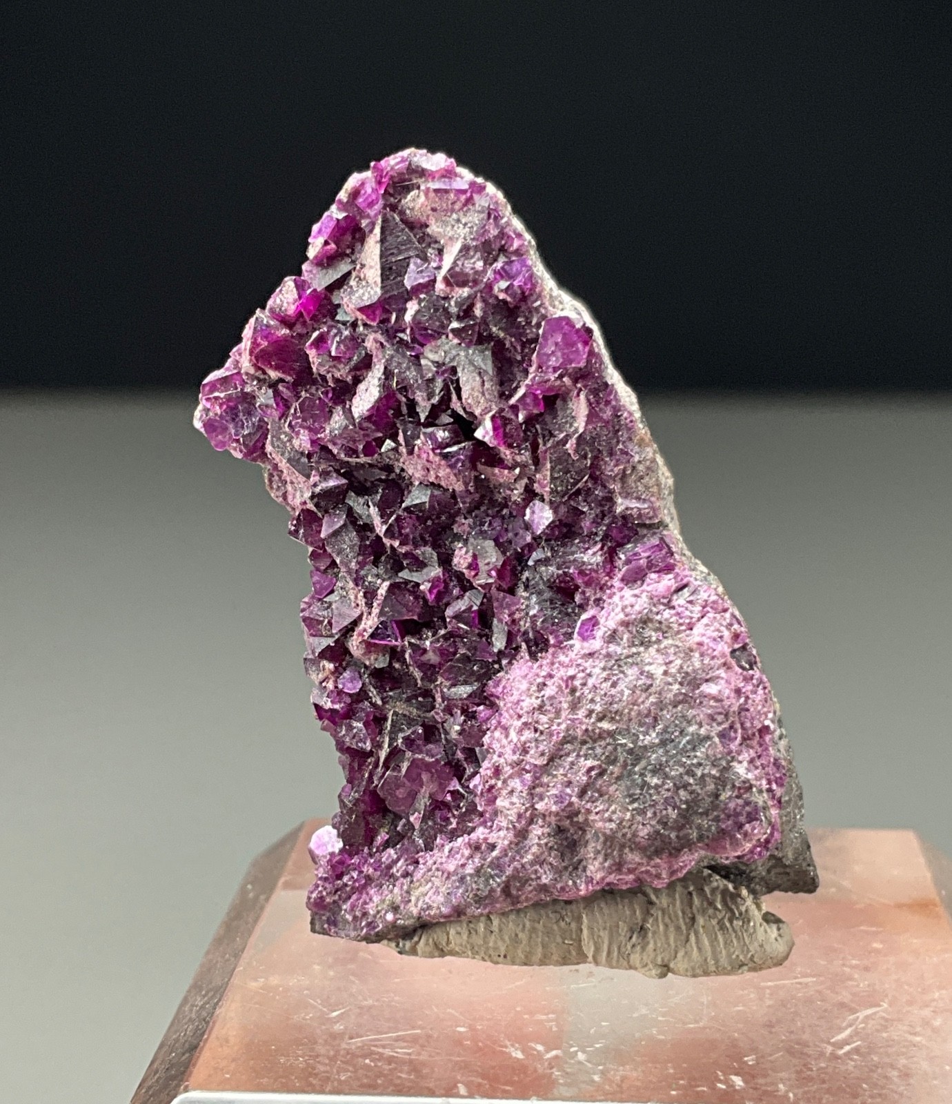 RARE CHROMIUM CLINOCHLORE VAR. KAMMERERITE FROM KOP KROM MINE, TURKEY