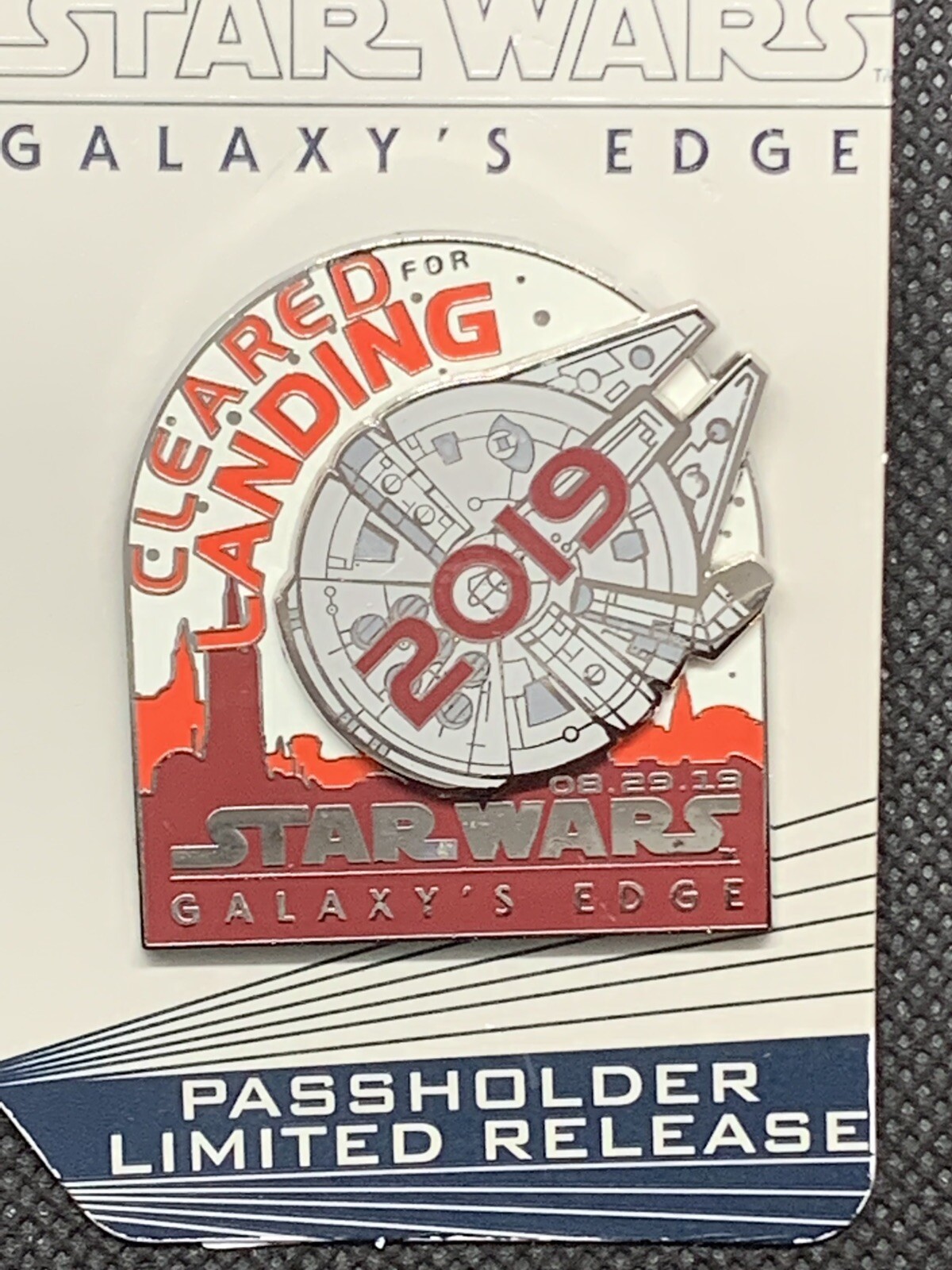 Disney Parks Star Wars Galaxys Edge 2019 Grand Opening Trading Pin 