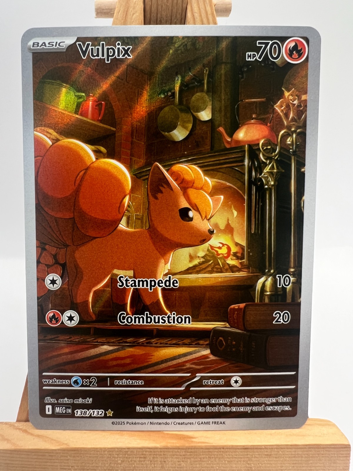Pokemon Mega Evolutions - 138/132 Vulpix - Illustration Rare - NM/M