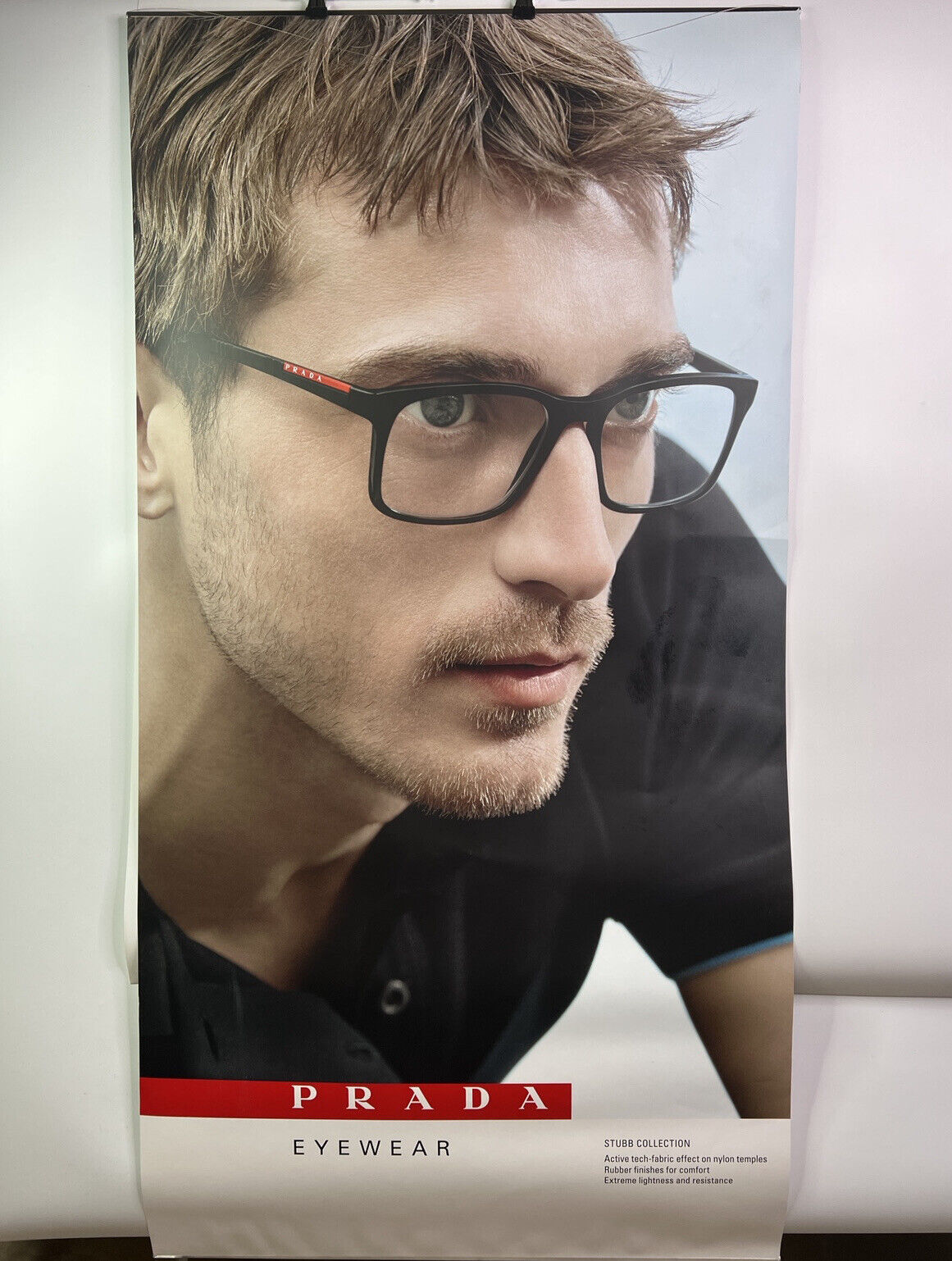 Official PRADA Promotional Poster Eyewear Summer 2018 Collection Double Sided