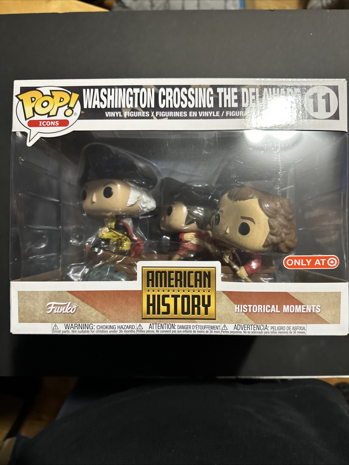 FUNKO POP  Washington Crossing the Delaware #11 American History Moments NEW