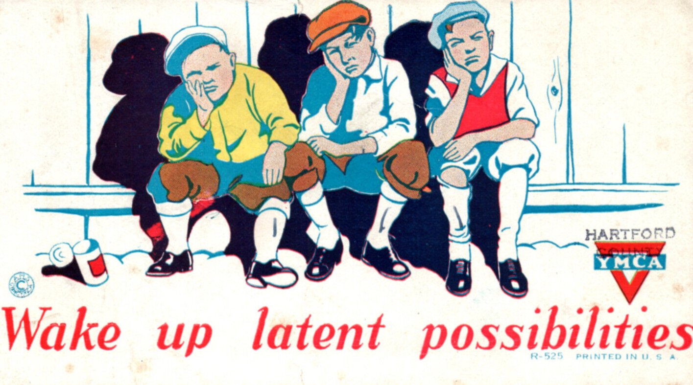 1930s YMCA Boys Depression Blotter