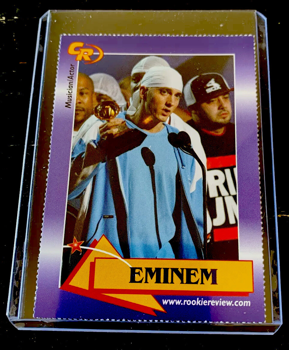 EMINEM Rookie RC 2003 CELEBRITY REVIEW Card #3 LEGEND HOF MVP RARE NM+