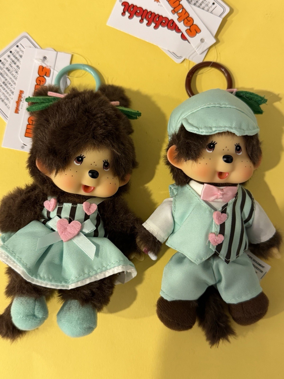 Monchichi keychain Set Of Two MONCHHICHI