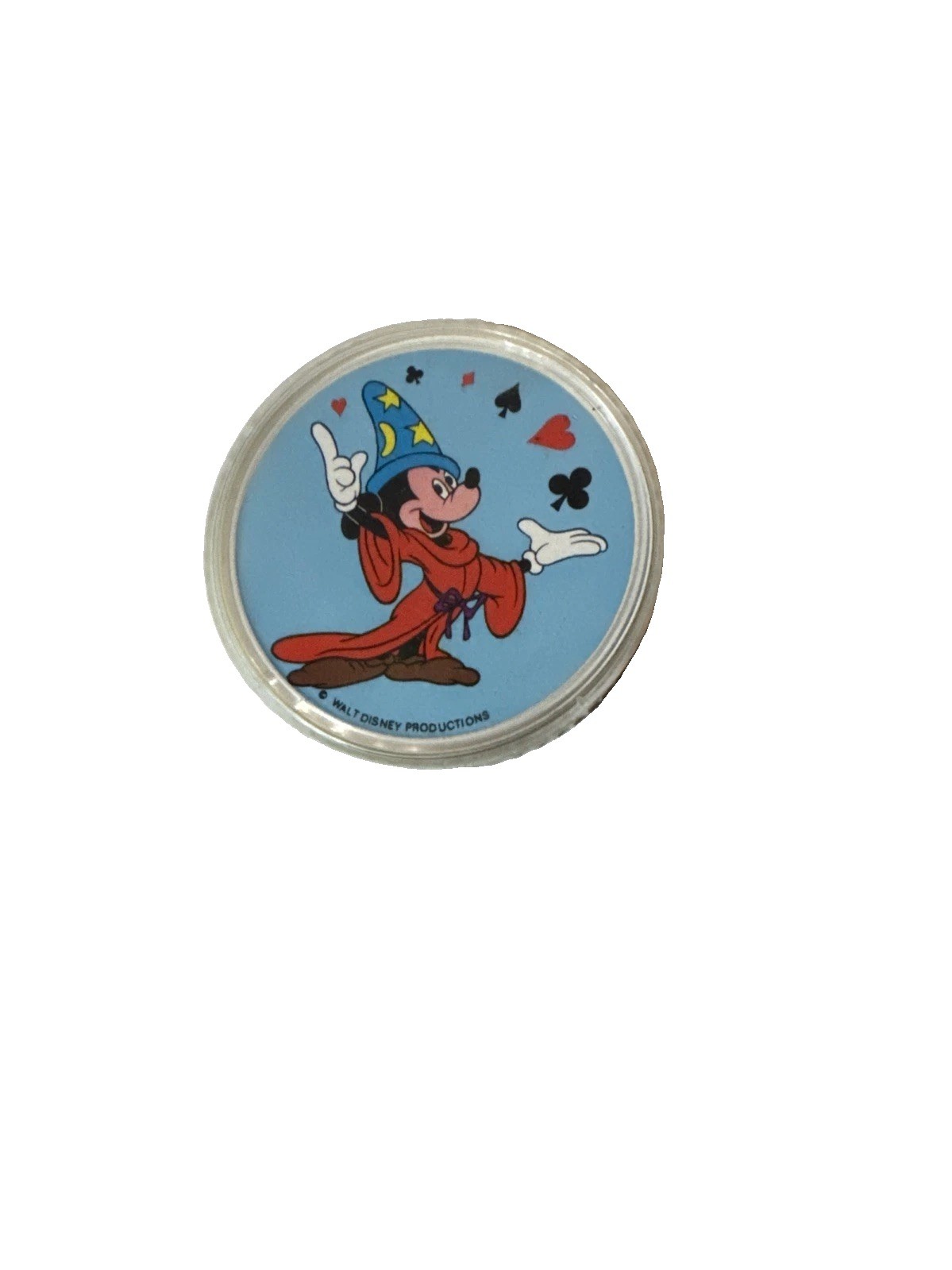 Rare Vintage Mickey Round Playing Cards