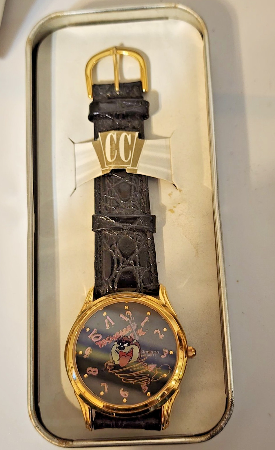 ARMITRON LOONEY TUNES TAZ WATCH WARNER BROS. 1994