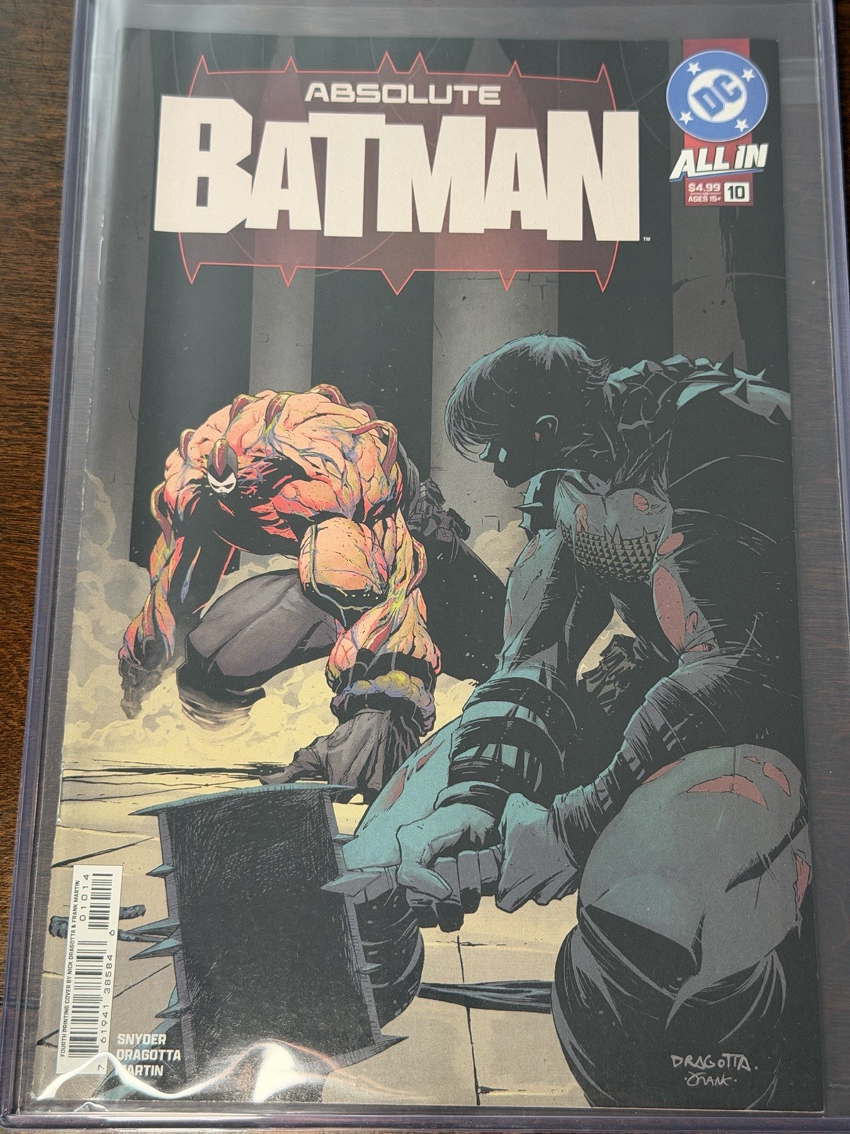 FREE SHIPPING Absolute Batman #10 Nick Dragotta Cover FREE SHIPPING Absolute Batman #10 Nick Dragotta Cover