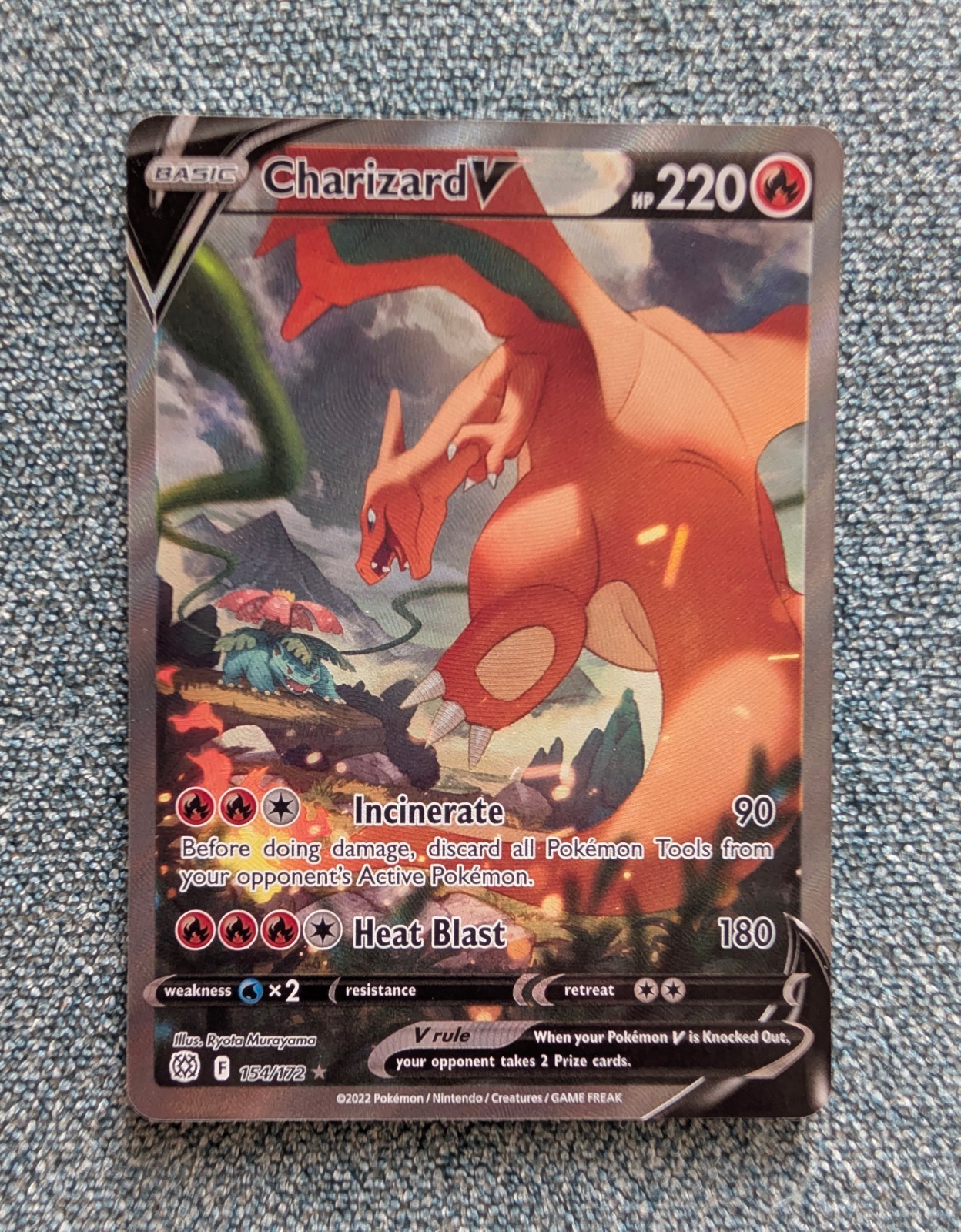 Charizard V Alt Art/Full Art Brilliant Stars Ultra Rare 2022 Pack Fresh MINT