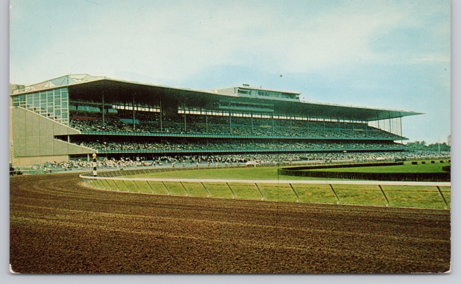 Postcard Long Island, New York, Aqueduct, The Big A, Horse Racing A14205