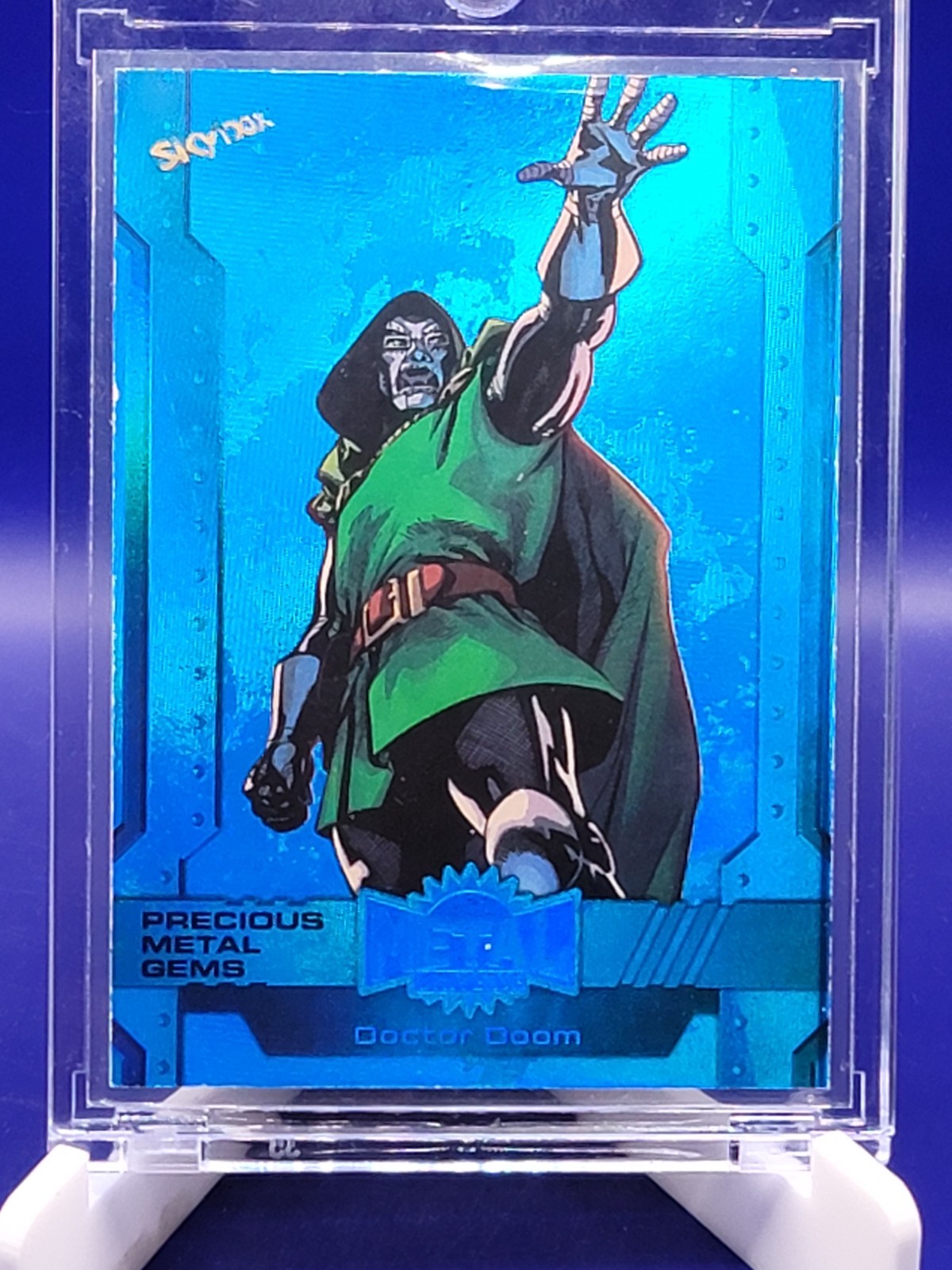 2024 Marvel Metal Universe Avengers DOCTOR DOOM Precious Metal Gems Blue /50🔥🔥