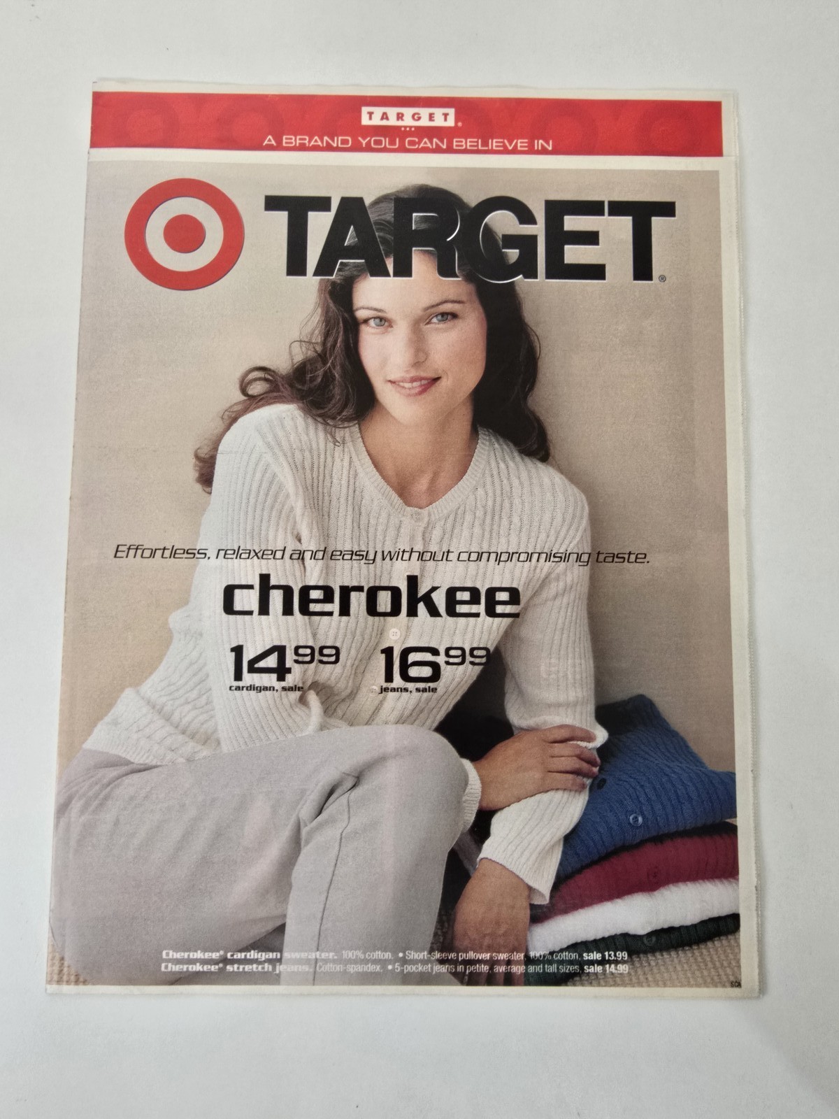 Target Cherokee Fall Fashion Catalog Sept 19 25 1999 Y2K 19 Pages Vintage