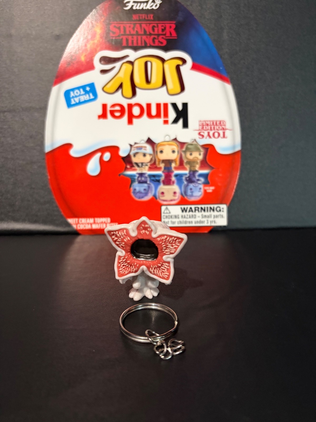 Stranger Things Kinder Joy Mini Funko Pops - with upgraded keychain