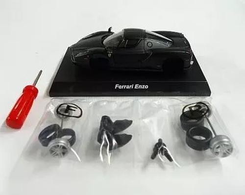 1/64 scale Ferrari Enzo minicar (matt black/seat black) \