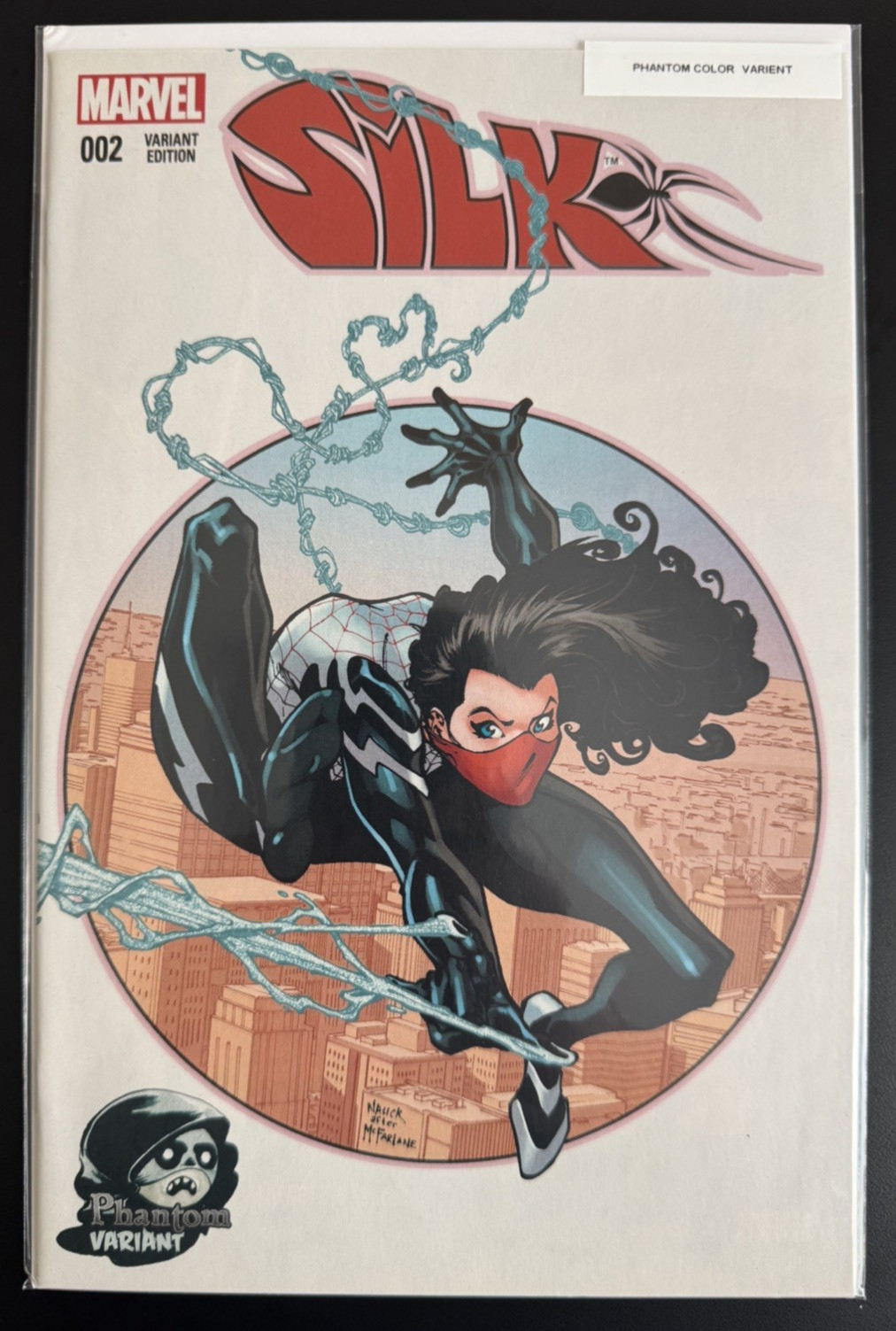 Silk #2 | Phantom Variant Cover | RARE Todd Nauck | Marvel Comics (2015)