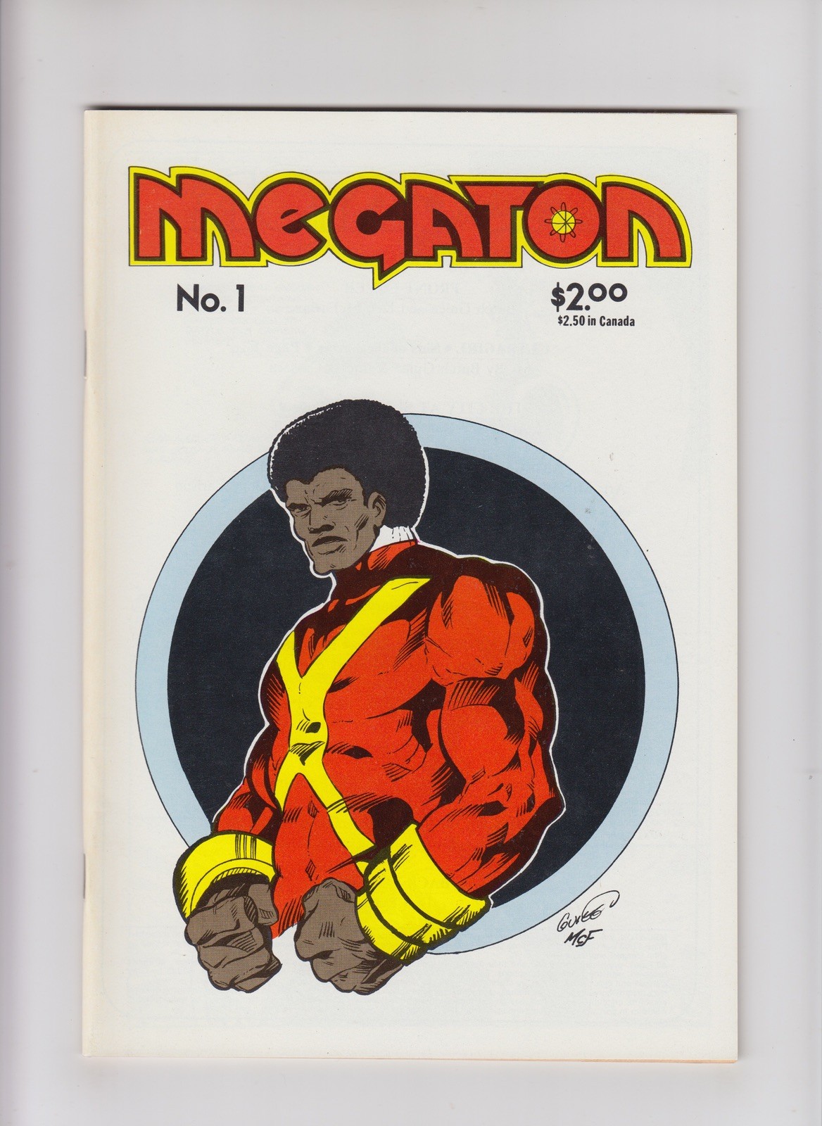 Megaton 1 VF+ 8.5 1983 Combine Ship 1st Erik Larsen Art Gene Day Butch Guice