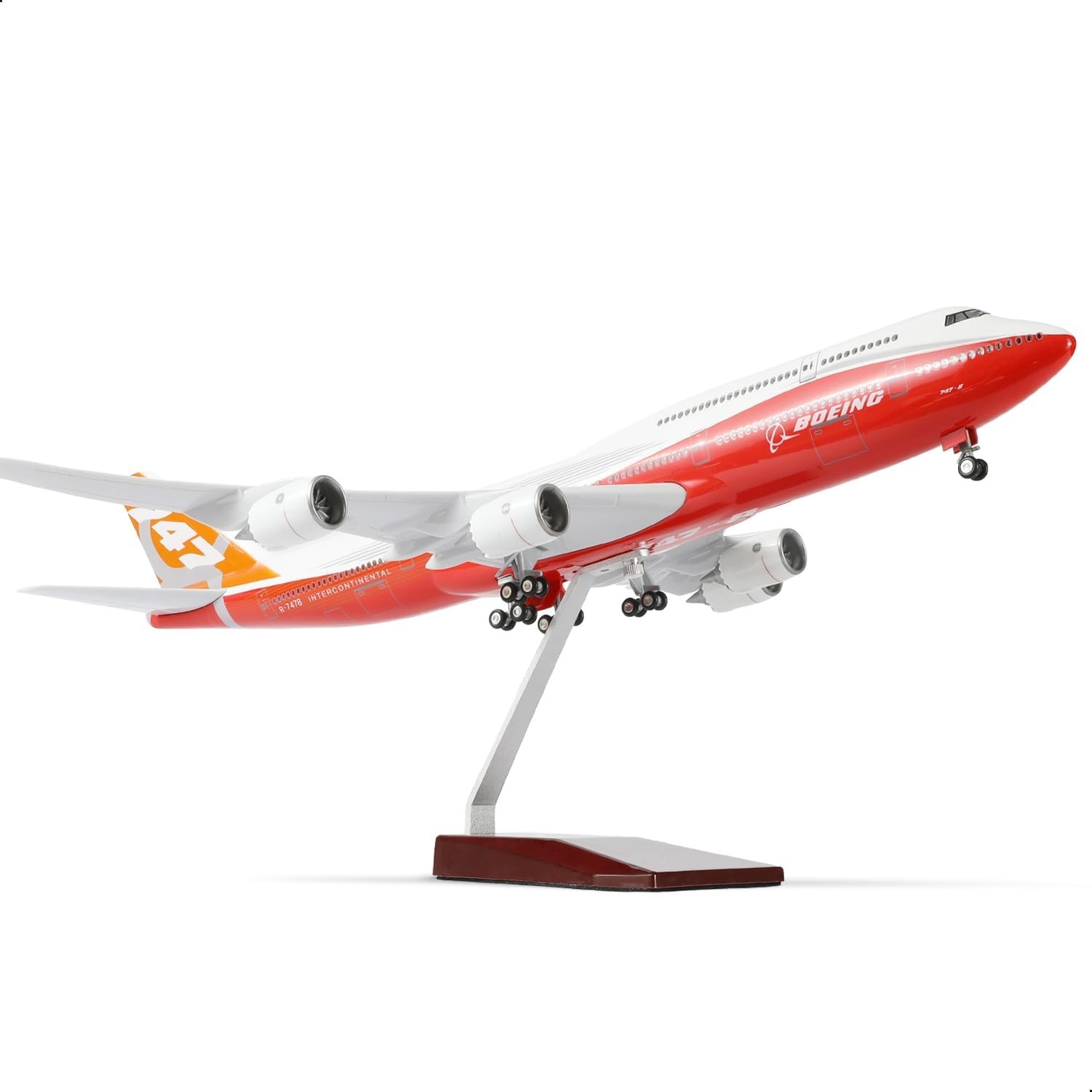 Boeing 747-8 Intercontinental Sunrise Color Desk Model 1/160 Model AZ Airplane
