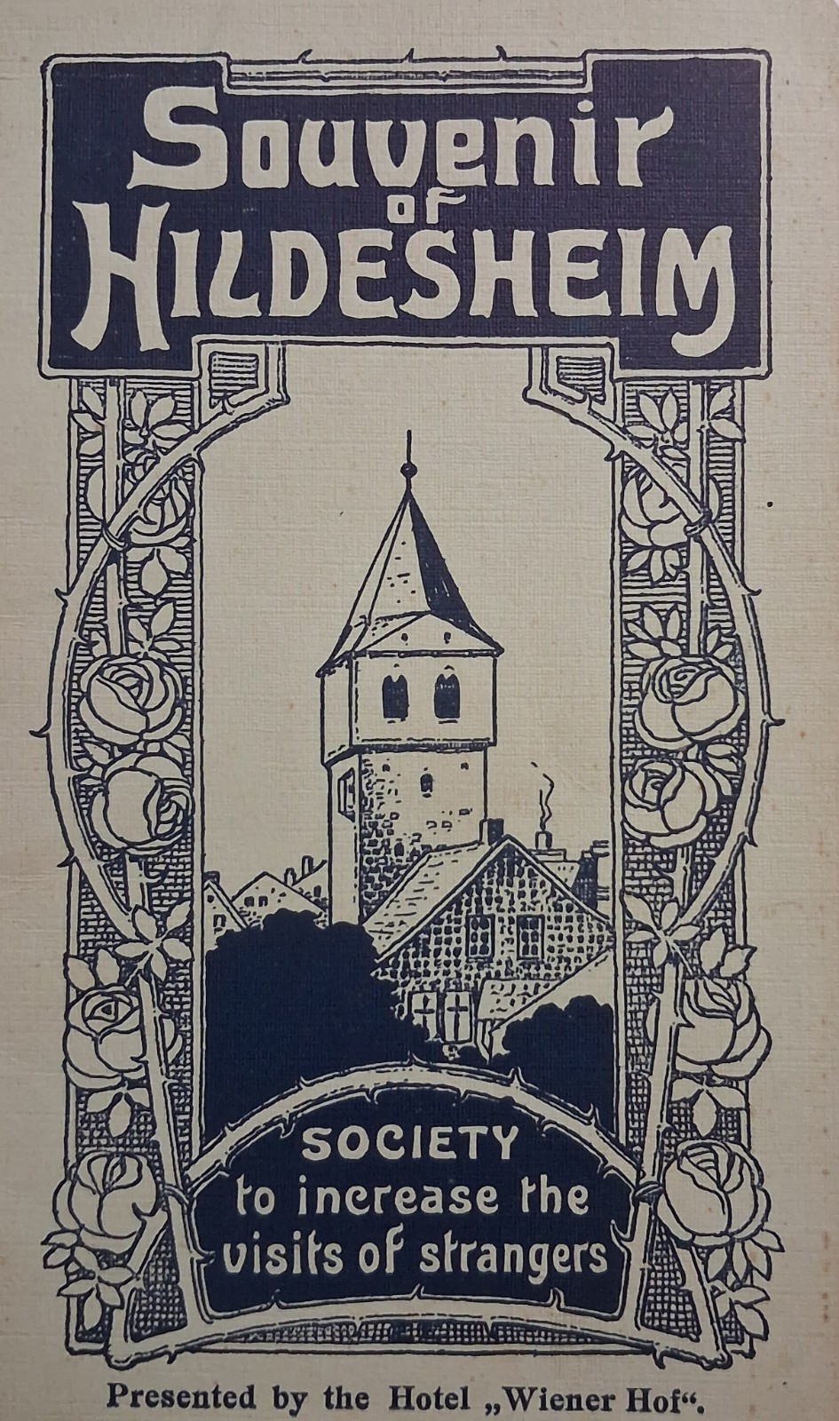 1910s-20s Hotel WIENER HOF HILDESHEIM Germany HANOVER Tourist brochue 1910s-20s Hotel WIENER HOF HILDESHEIM Germany HANOVER Tourist brochue