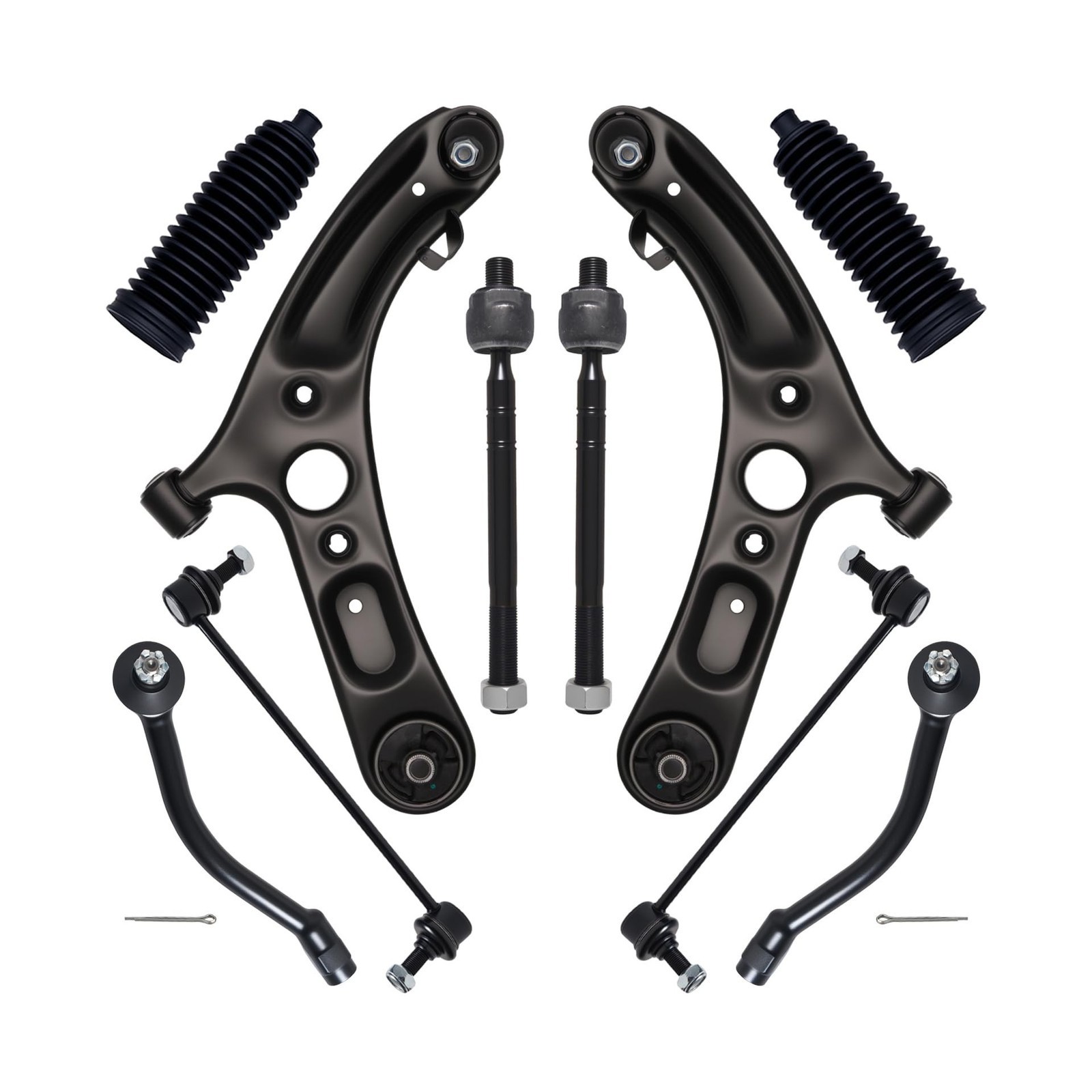 AUQDD 10Pcs Front End Suspension Kit Fit For 2011-2016 Hy-undai Elantra Sedan...
