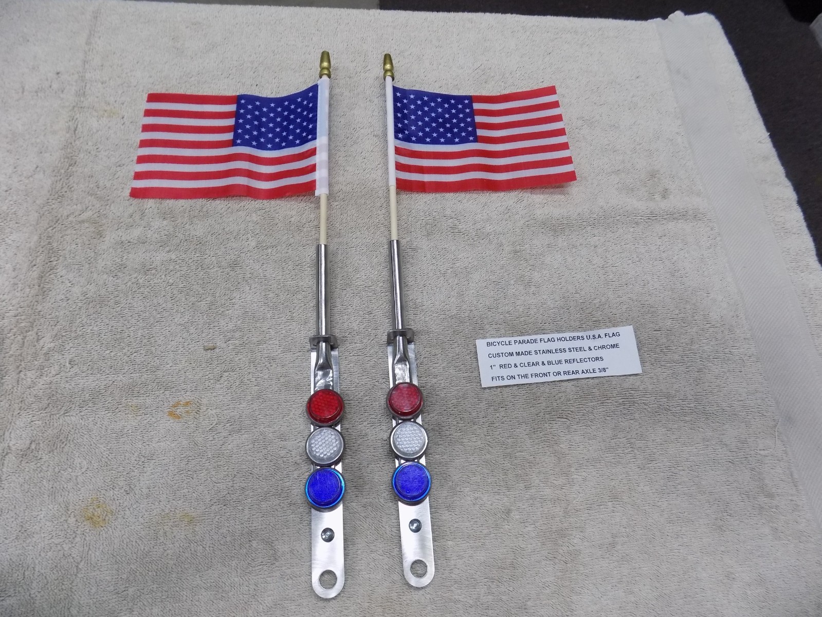 BICYCLE PARADE FLAG HOLDER USA 1\
