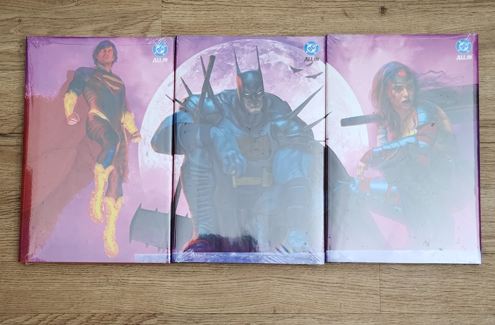 NYCC 2026 Absolute Batman Superman Wonder Woman HC Set Mark Spears Connecting