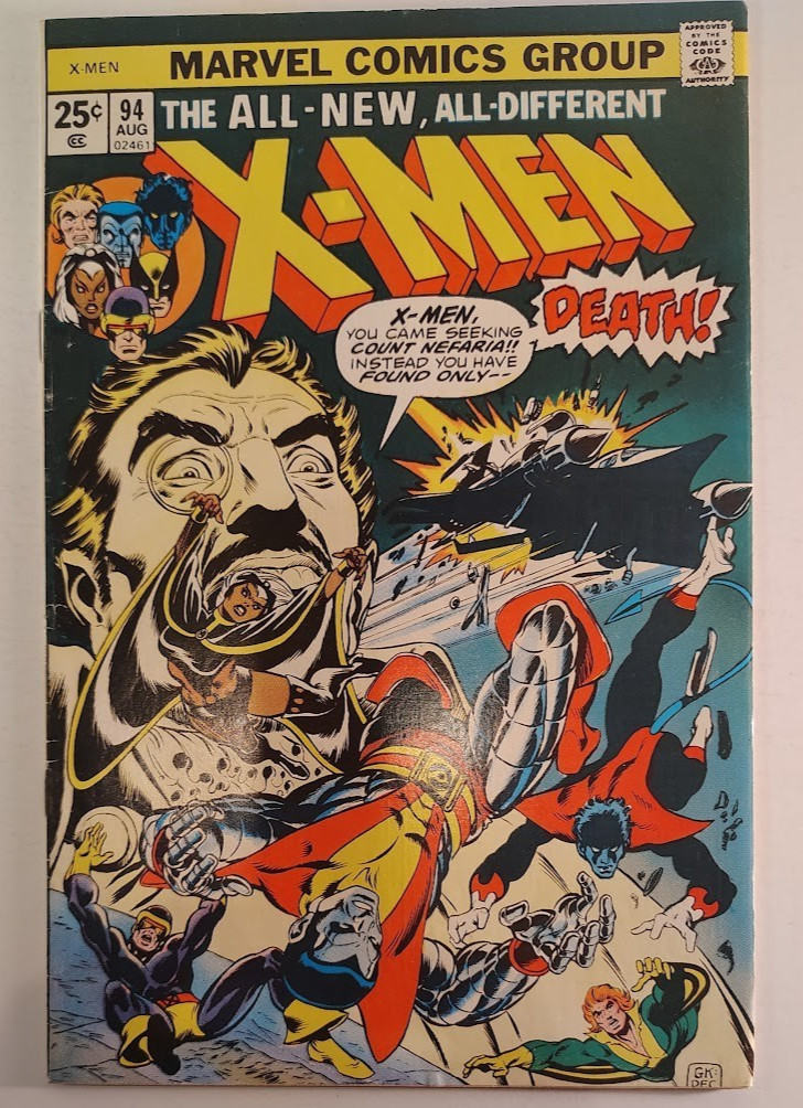 The X-Men #94 (Marvel Comics August 1975) Wein/Cockrum - First New X-Men Issue