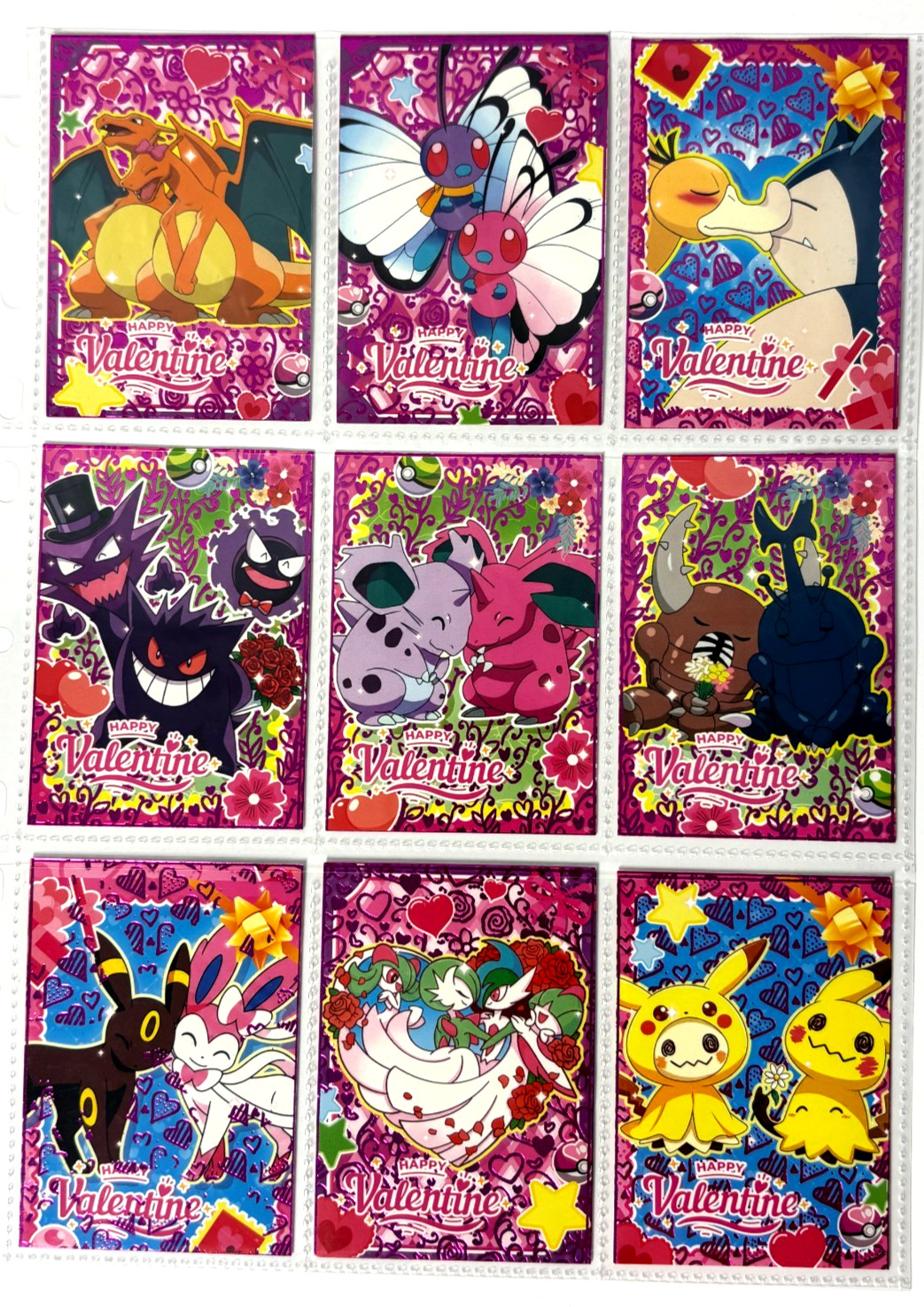 2026 CARDS POKEMON Happy Valentine\'s Day Full Set 09/09 Peru Edition FOIL Gengar 2026 CARDS POKEMON Happy Valentine\'s Day Full Set 09/09 Peru Edition FOIL Gengar