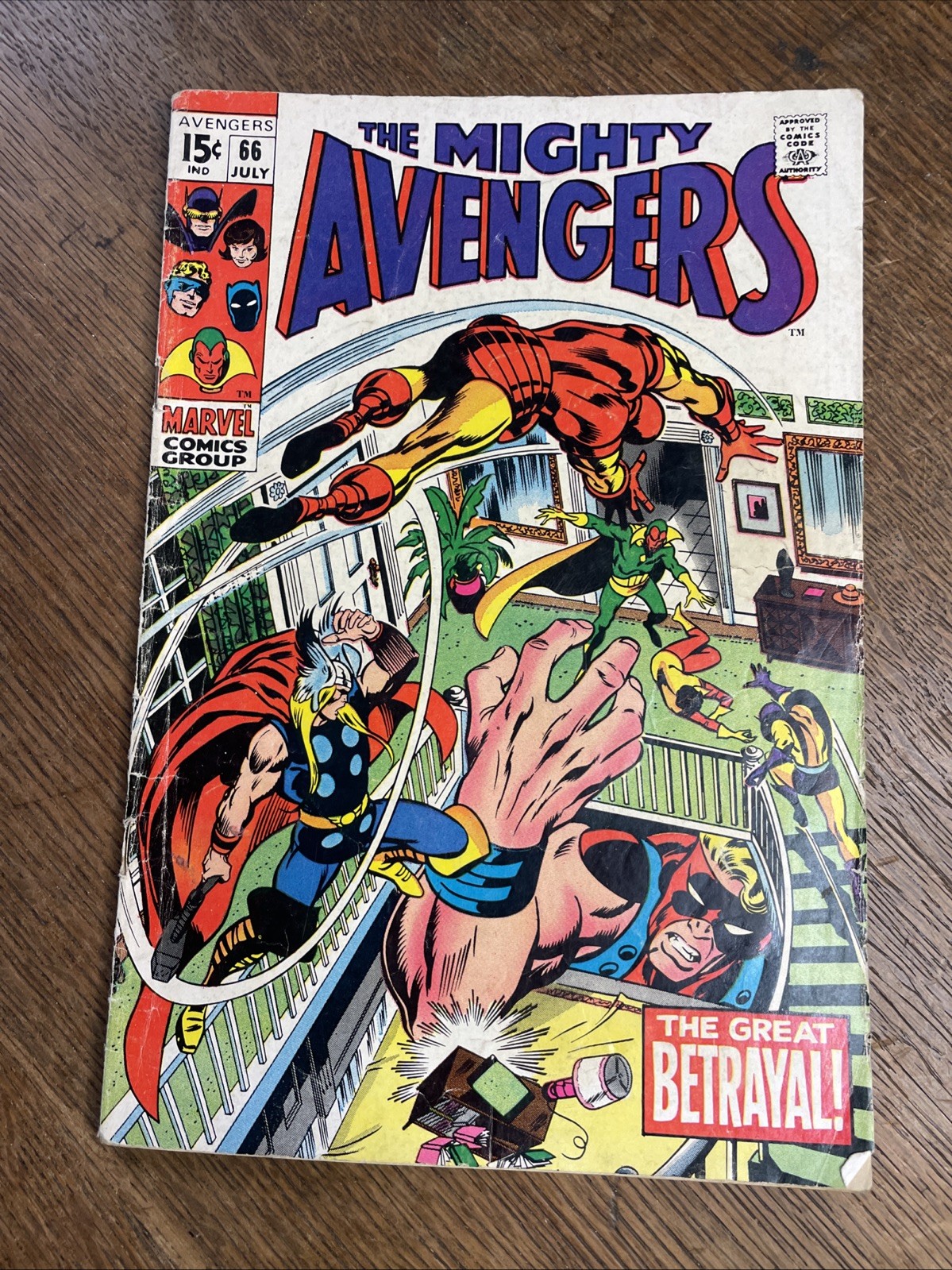 The Mighty Avengers #66 (1969) First Appearance of Ultron-6 Adamantium