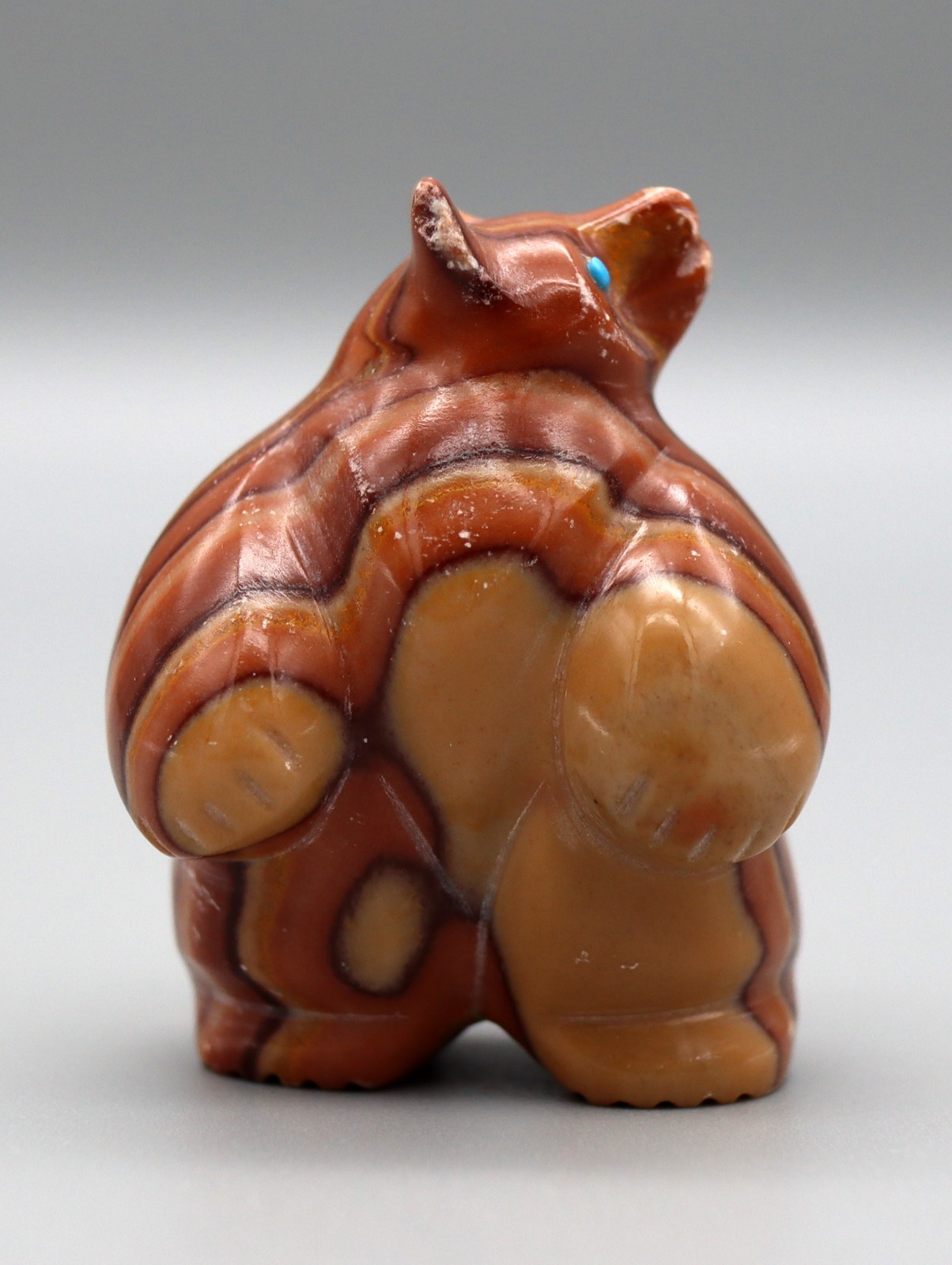 Vernon Lunasee & Prudencia Quam Dolomite Zuni Bear Fetish