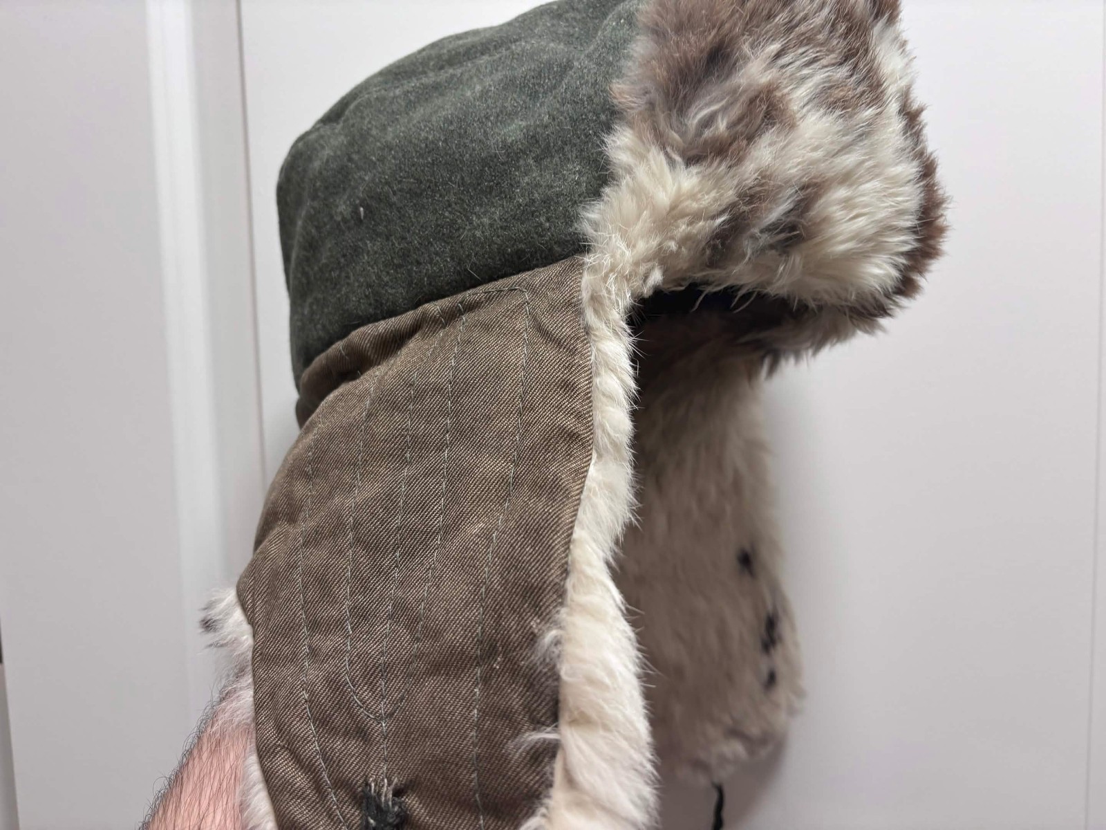 WW2 german eastern front hat Pelzmütze 1944 Ushanka