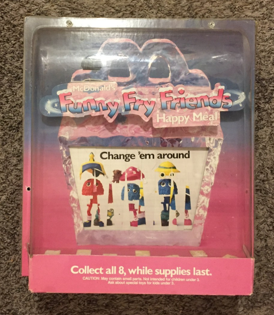 Vtg. 1989 McDonald’s Funny Fry Friends Store Display No Figures Not Working Vtg. 1989 McDonald’s Funny Fry Friends Store Display No Figures Not Working