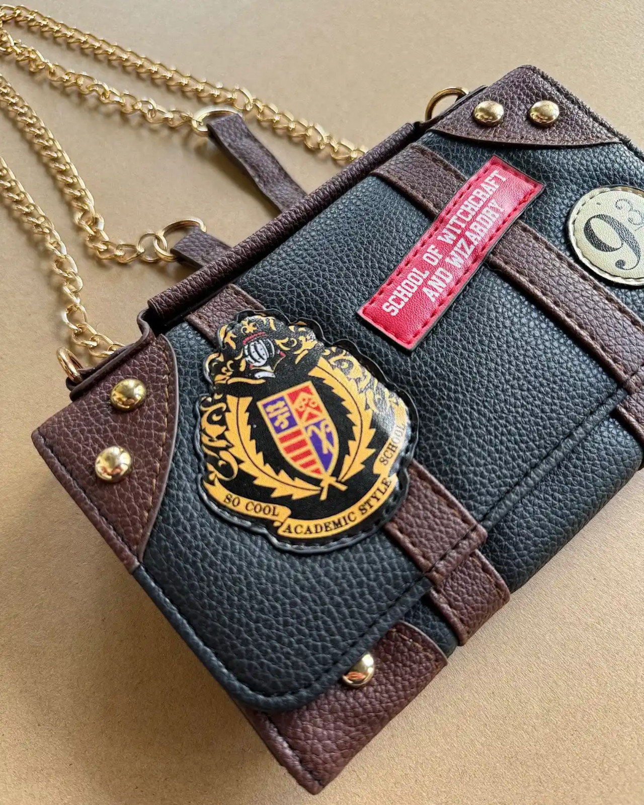Wizarding School Trunk Crossbody Wallet