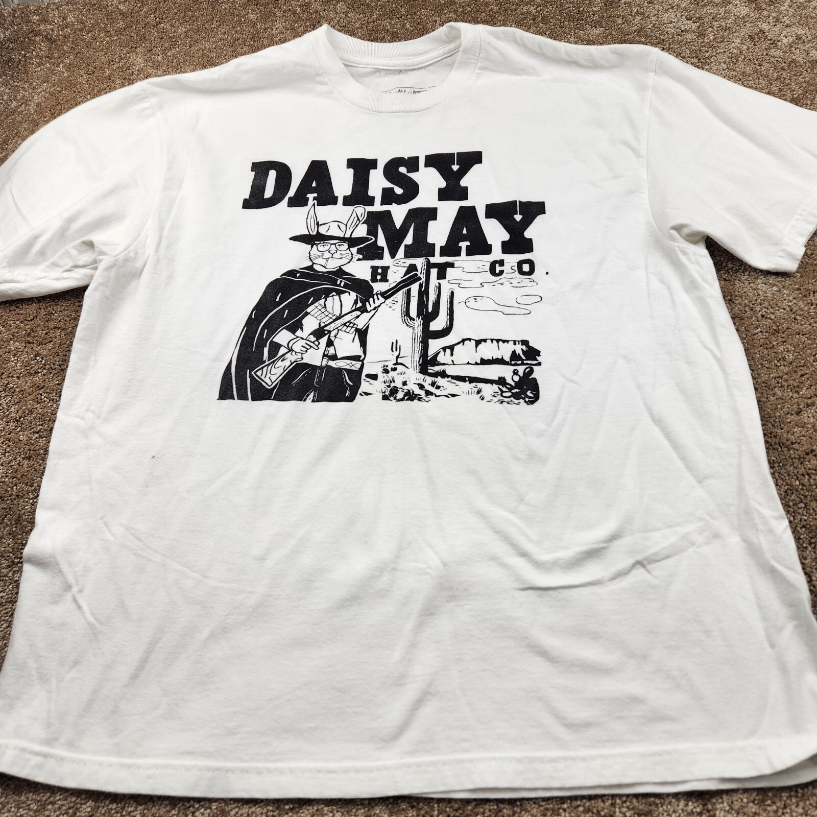 Rare Daisy Mae Hat Company T shirt Pop Culture Y2K WWII Hat Company XL