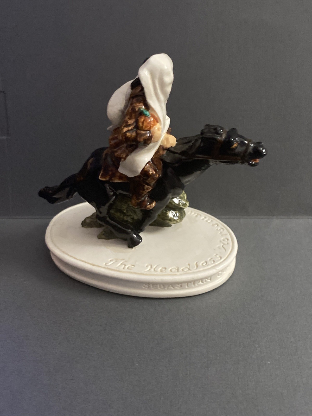 Vtg 1983 Sebastian Miniatures The Headless Horseman,Sebastian Collectors Society