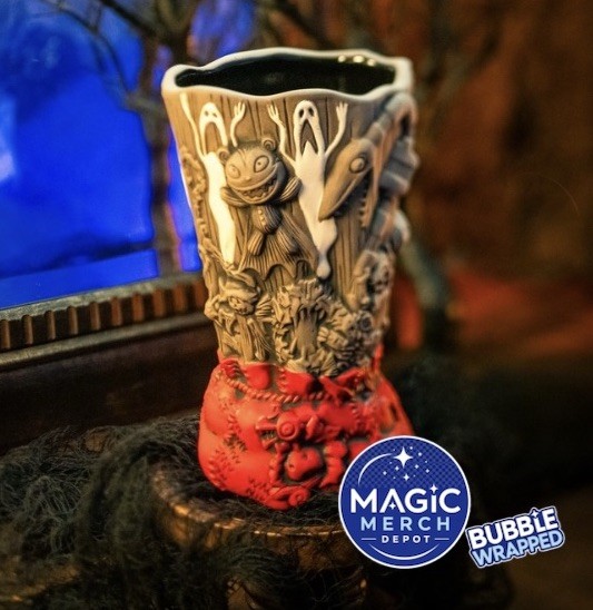 2026 Disney Parks Trader Sams Jack Skellington NBC Tiki Bar Mug FREE Park Map