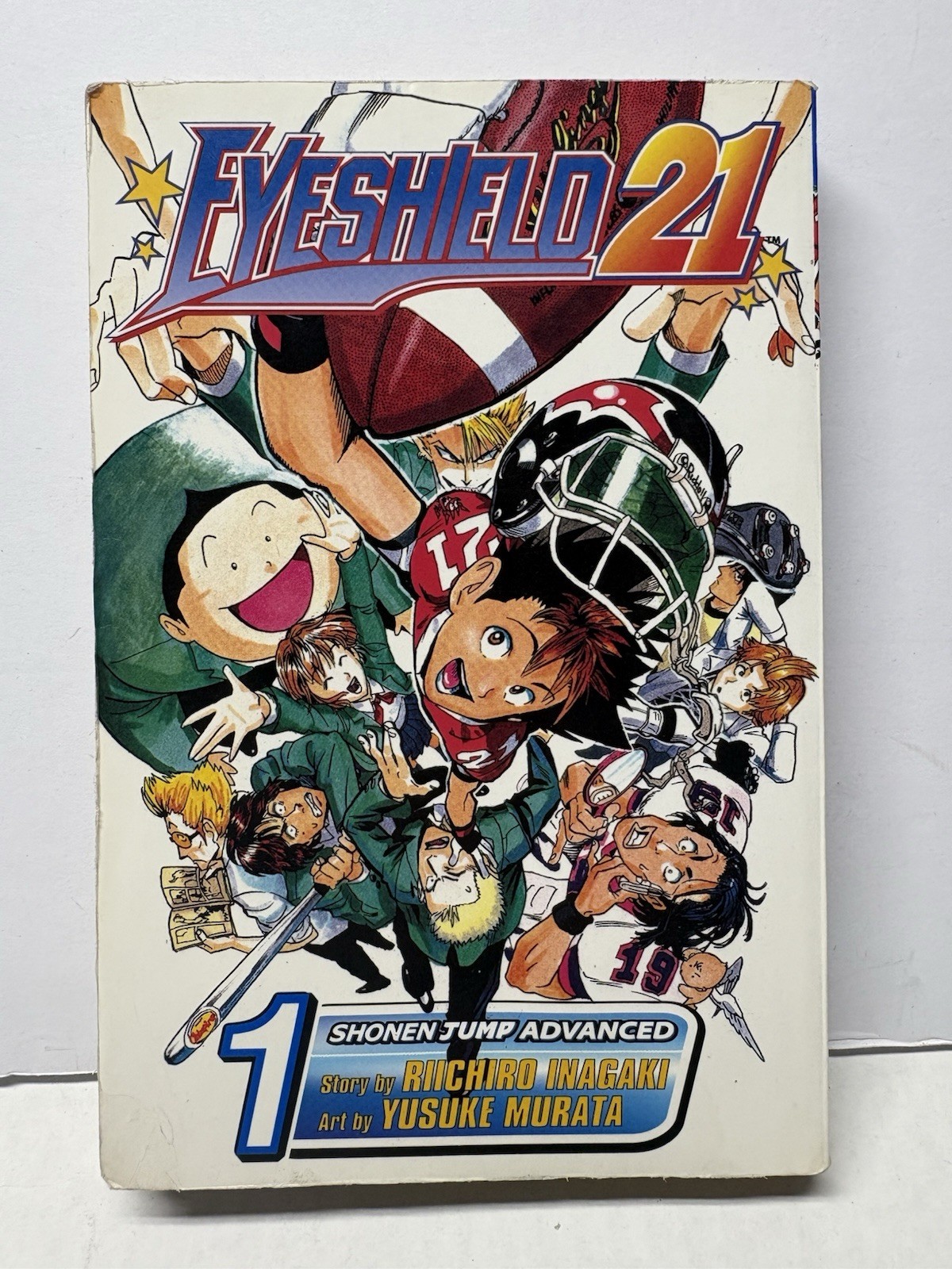 Eyeshield 21 Volume 1 by Riichiro Inagaki (2005) rare oop AC Manga graphic novel