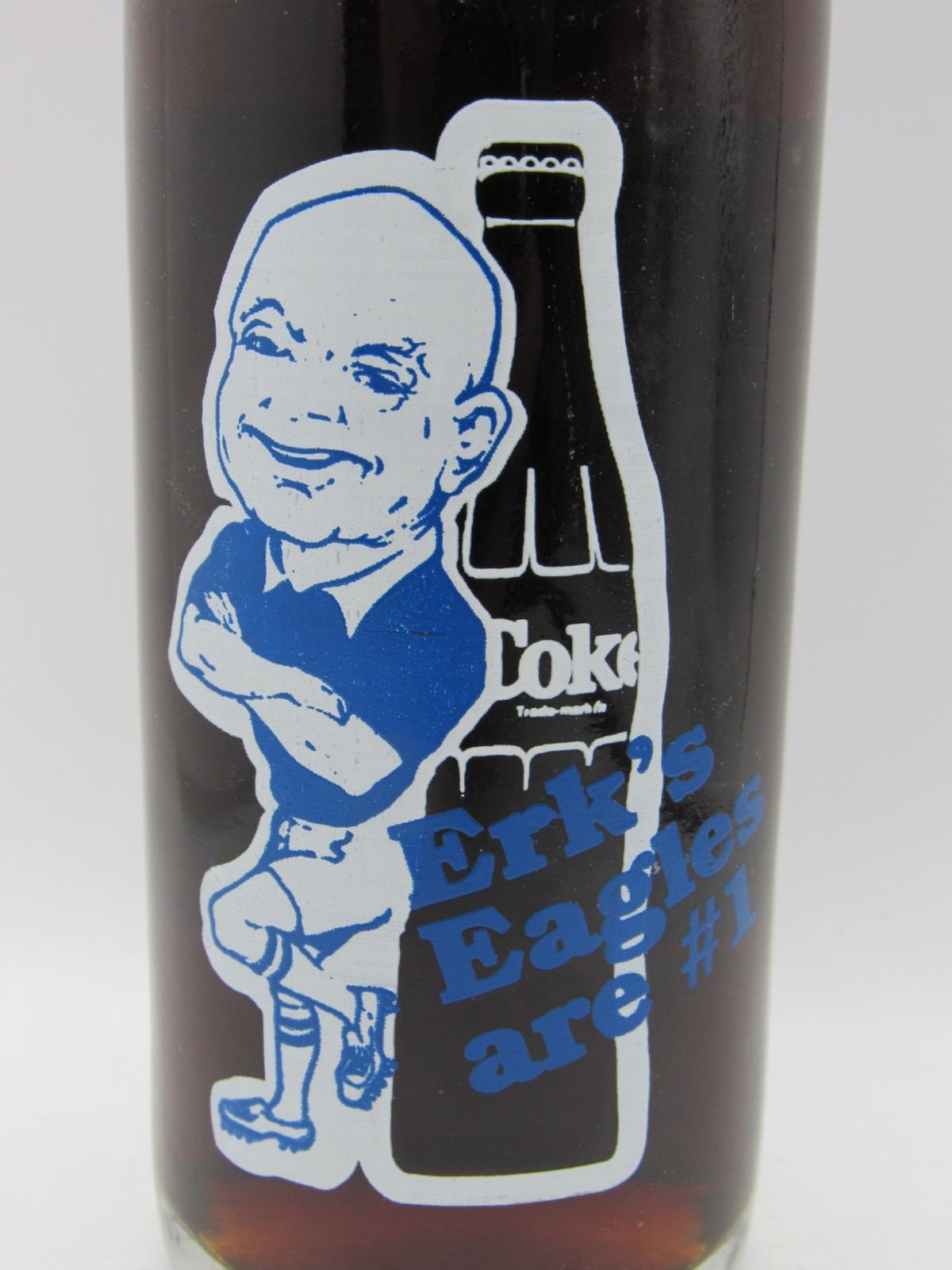GEORGIA SOUTHERN UNIVERSITY - Coca Cola Bottle - Erk\'s Eagles Footballl - 1986