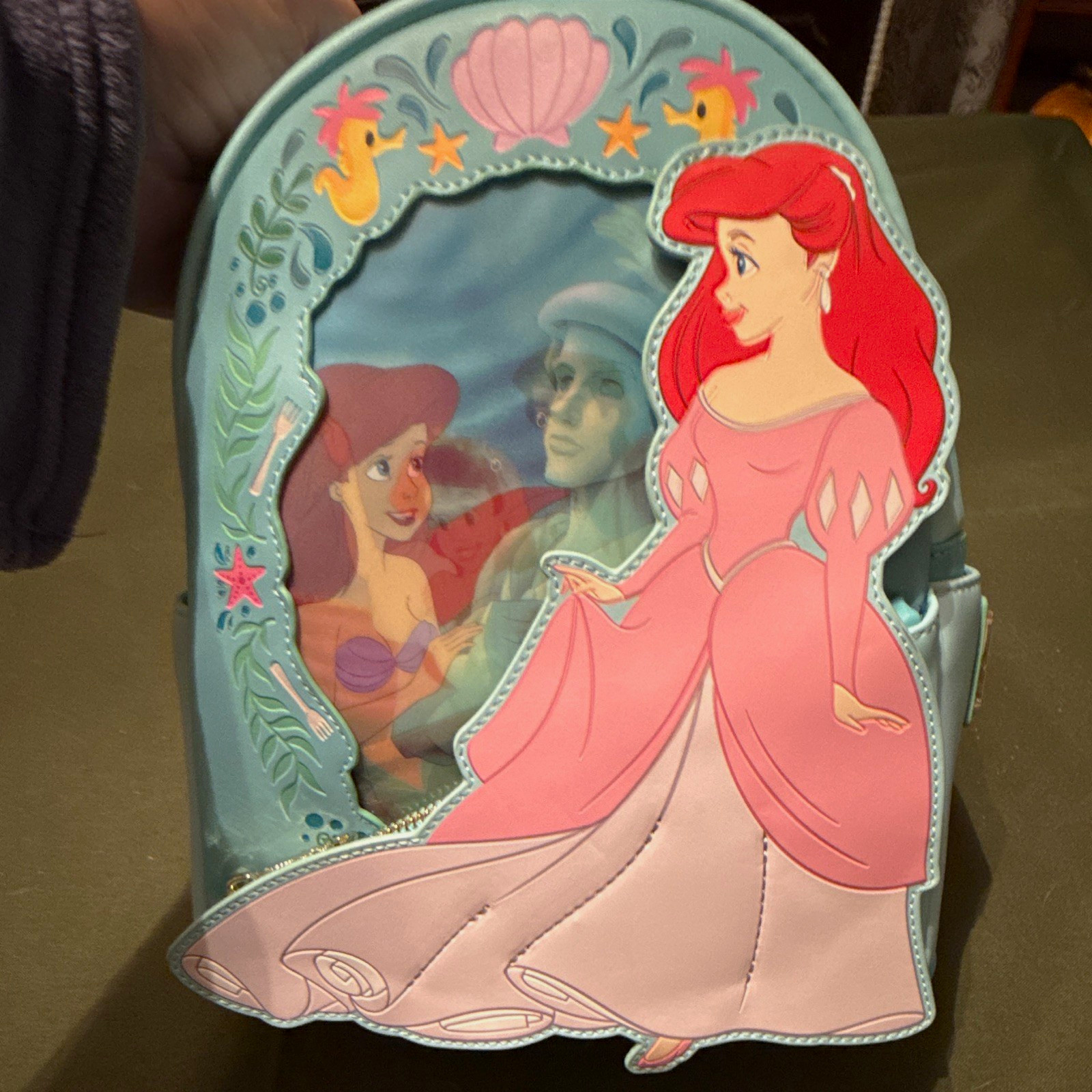 Disney Loungefly -  The Little Mermaid Ariel Lenticular Mini Backpack