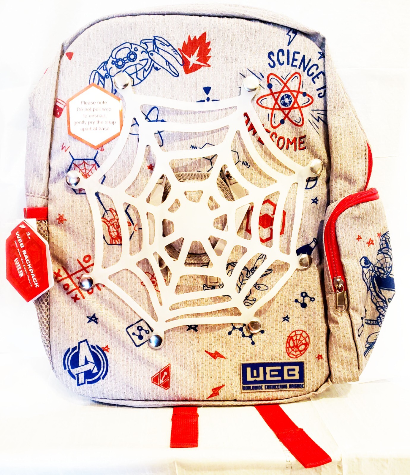 Disney Marvel Avengers Campus Spider-Bot Web Backpack - NEW - Disney Marvel Avengers Campus Spider-Bot Web Backpack - NEW -