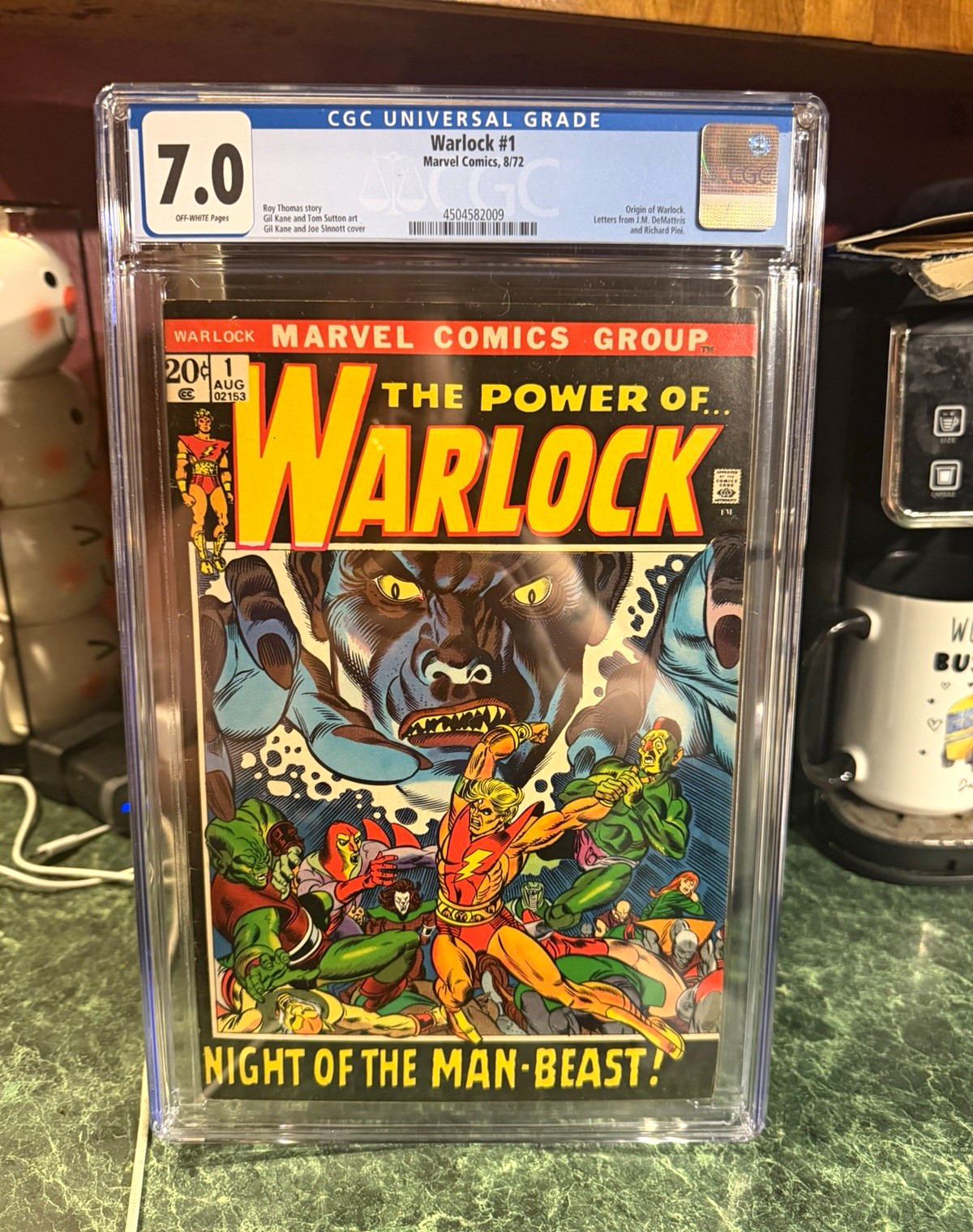 Marvel The Power of... Warlock #1 (1972) CGC 7.0 Bronze Age Roy Thomas