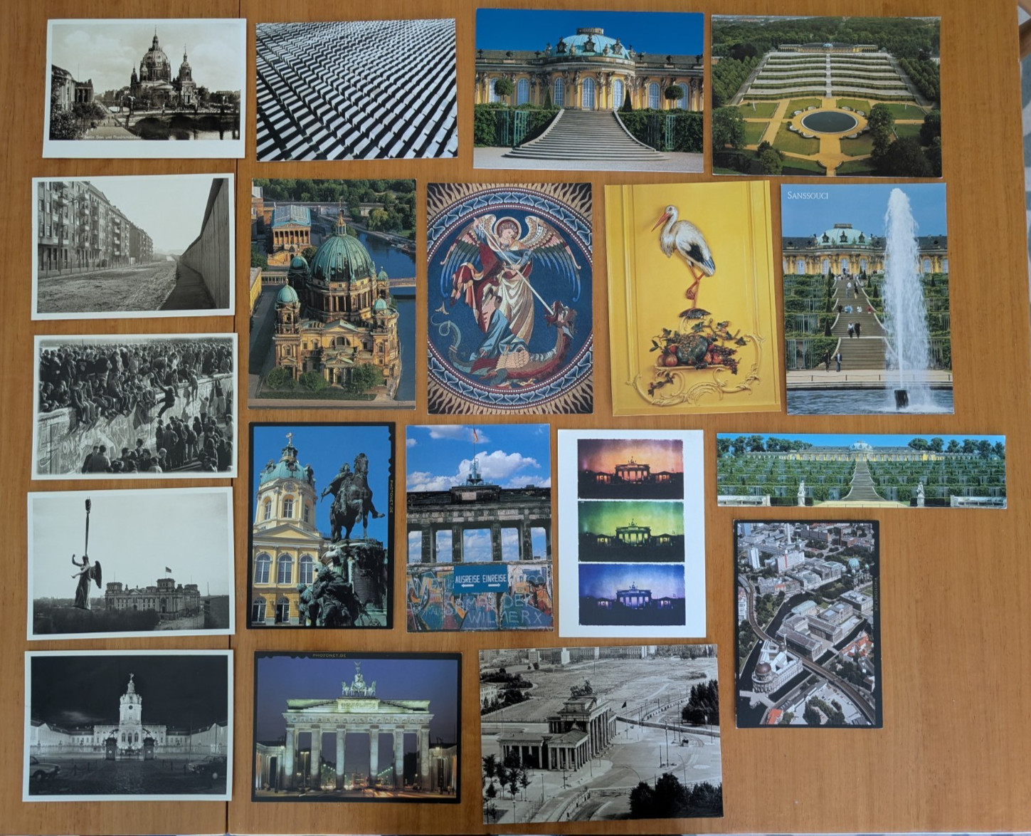 Lot of 19 Postcards from Germany - Berlin, Potsdam, Sanssouci - No Stamps