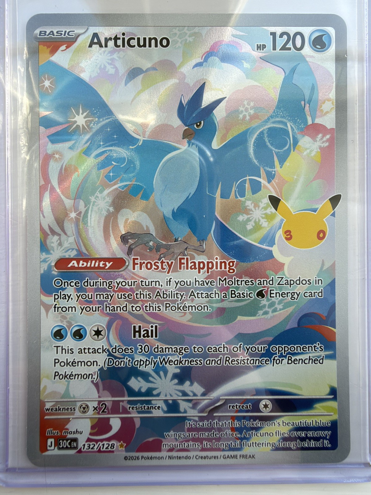Pokemon TCG - 30th Celebration - Articuno - 132/128