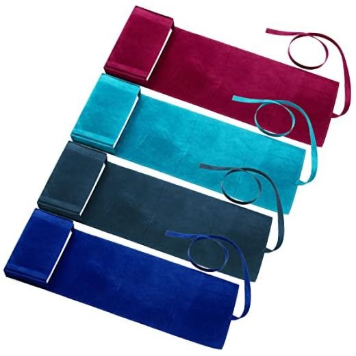 Zhengmy 4 Pieces Tarot Card Holder Bags Pouch 40 x 12 cm / 15.75 x 4.72 inch