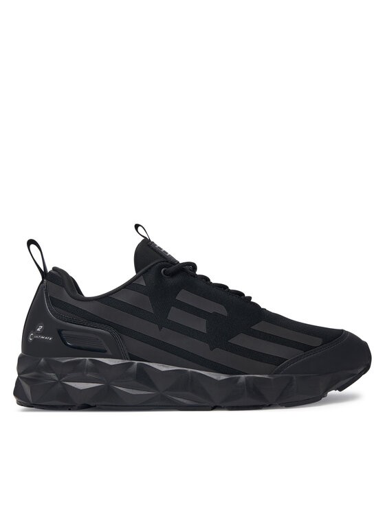 EA7 Emporio Armani Men\'s Sneakers Black Textile X8X217 XK433 MC061