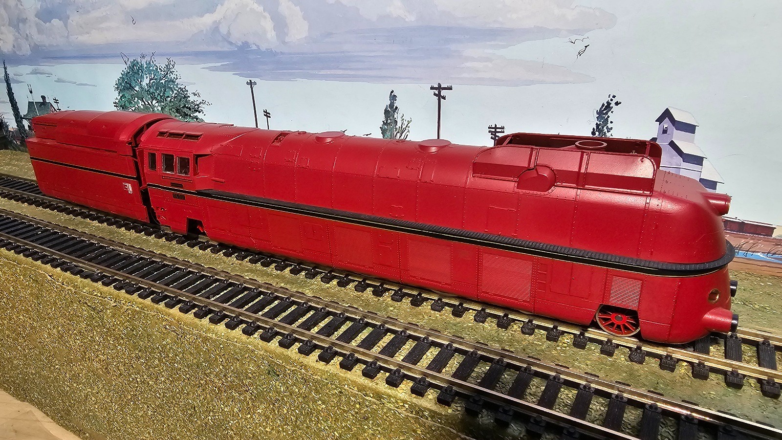 Liliput HO Red Streamlined Steam Locomotive L10506 Reichsbahn  NEW
