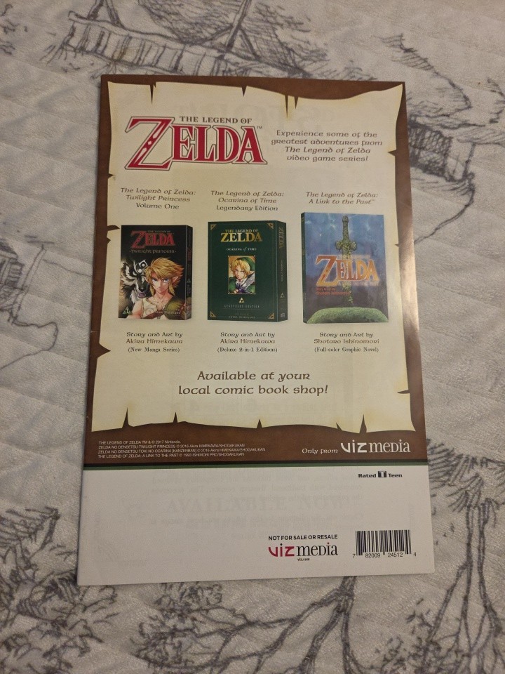 Legend of Zelda: Twilight Princess FCBD 2017 Comic Book Ocarina Time Video Game