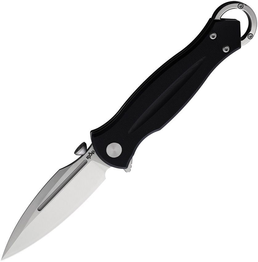 Beyond EDC Kibuga Folding Knife Black G10 Handle D2 Plain Edge WSC2103BLK